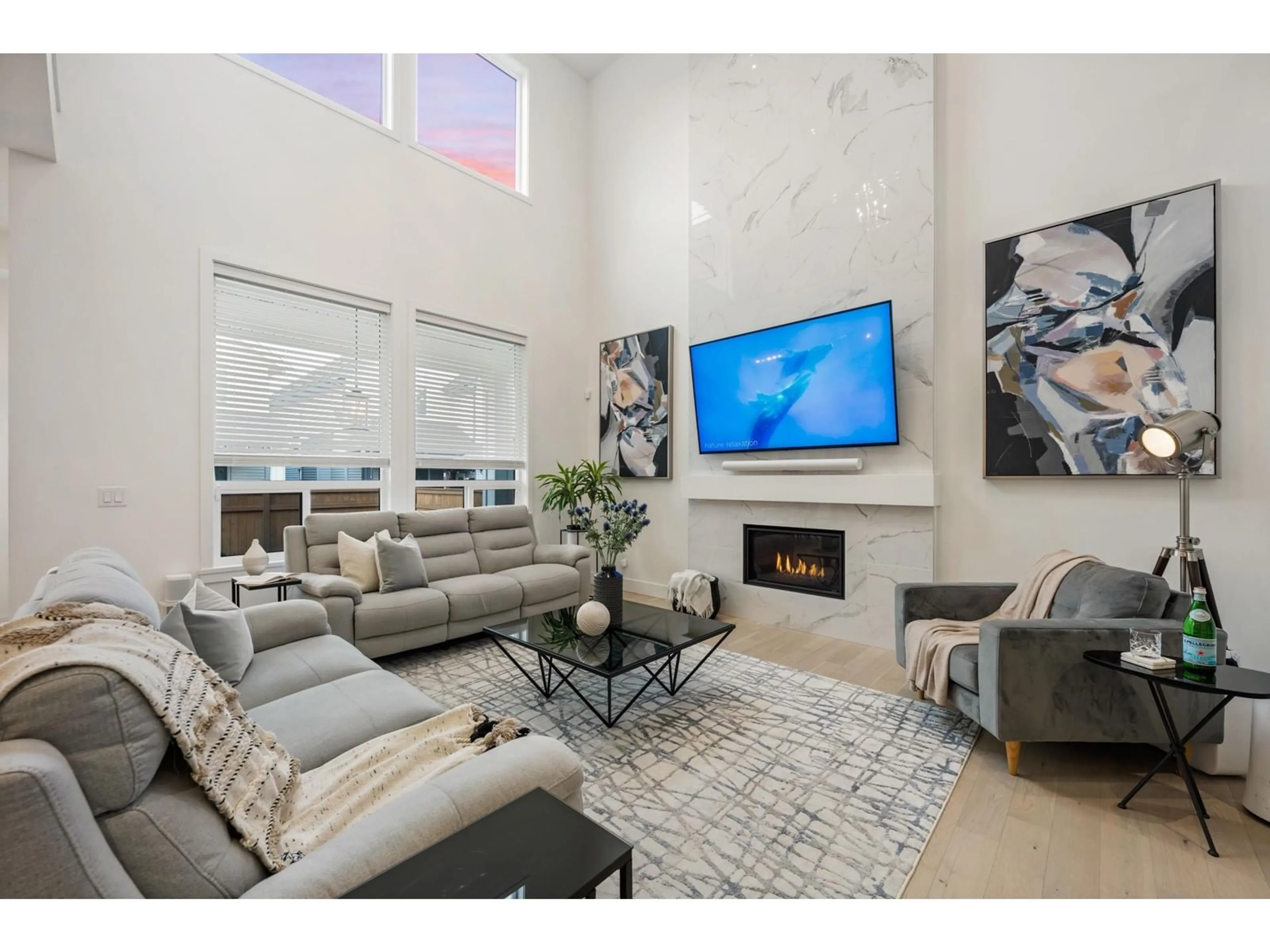 Living room with furniture, ceramic/tile floor for 20445 77A AVENUE, Langley British Columbia V2Y4K3