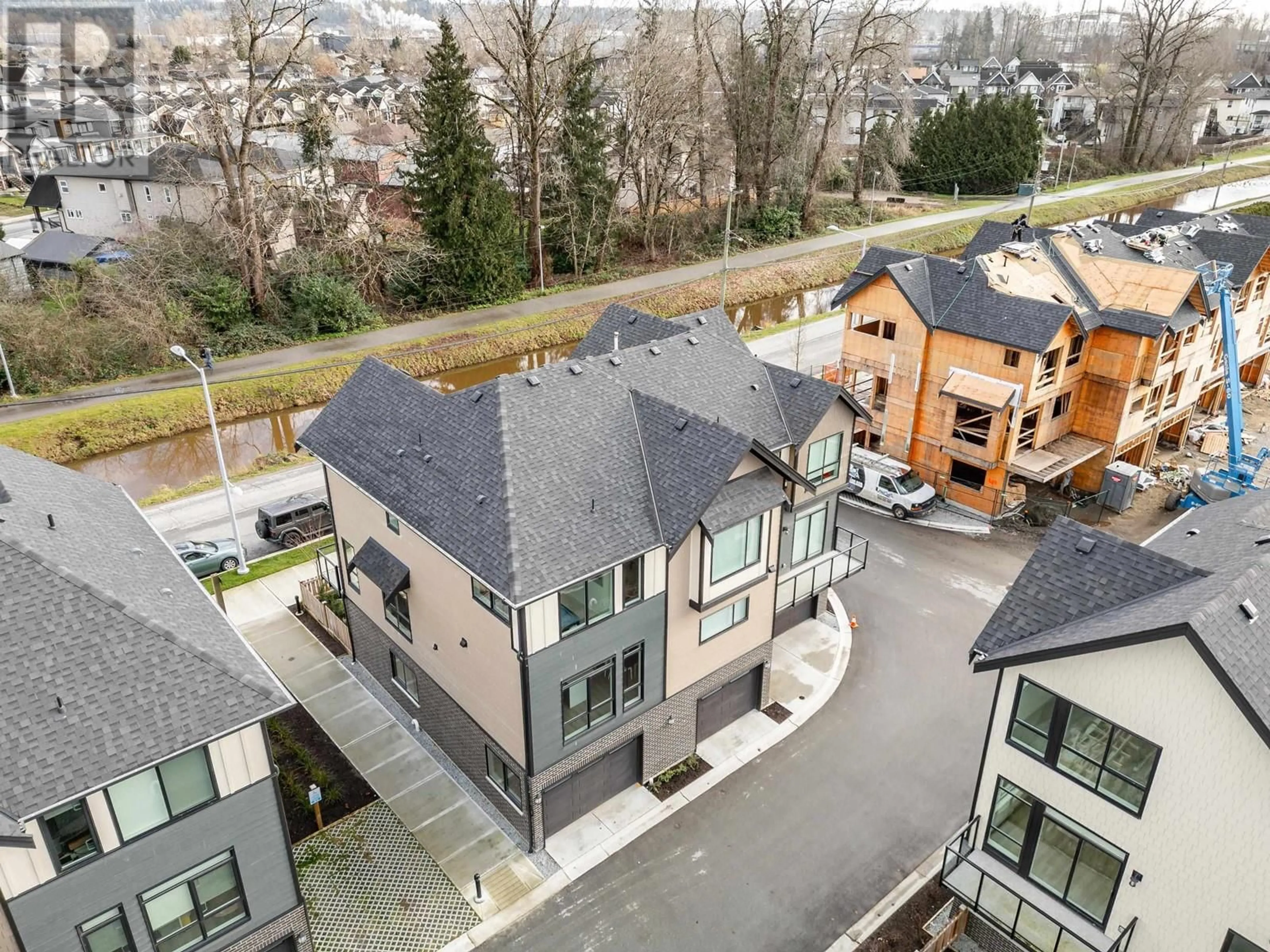 A pic from outside/outdoor area/front of a property/back of a property/a pic from drone, unknown for 43 - 4337 BOUNDARY ROAD, Richmond British Columbia V6V1S8