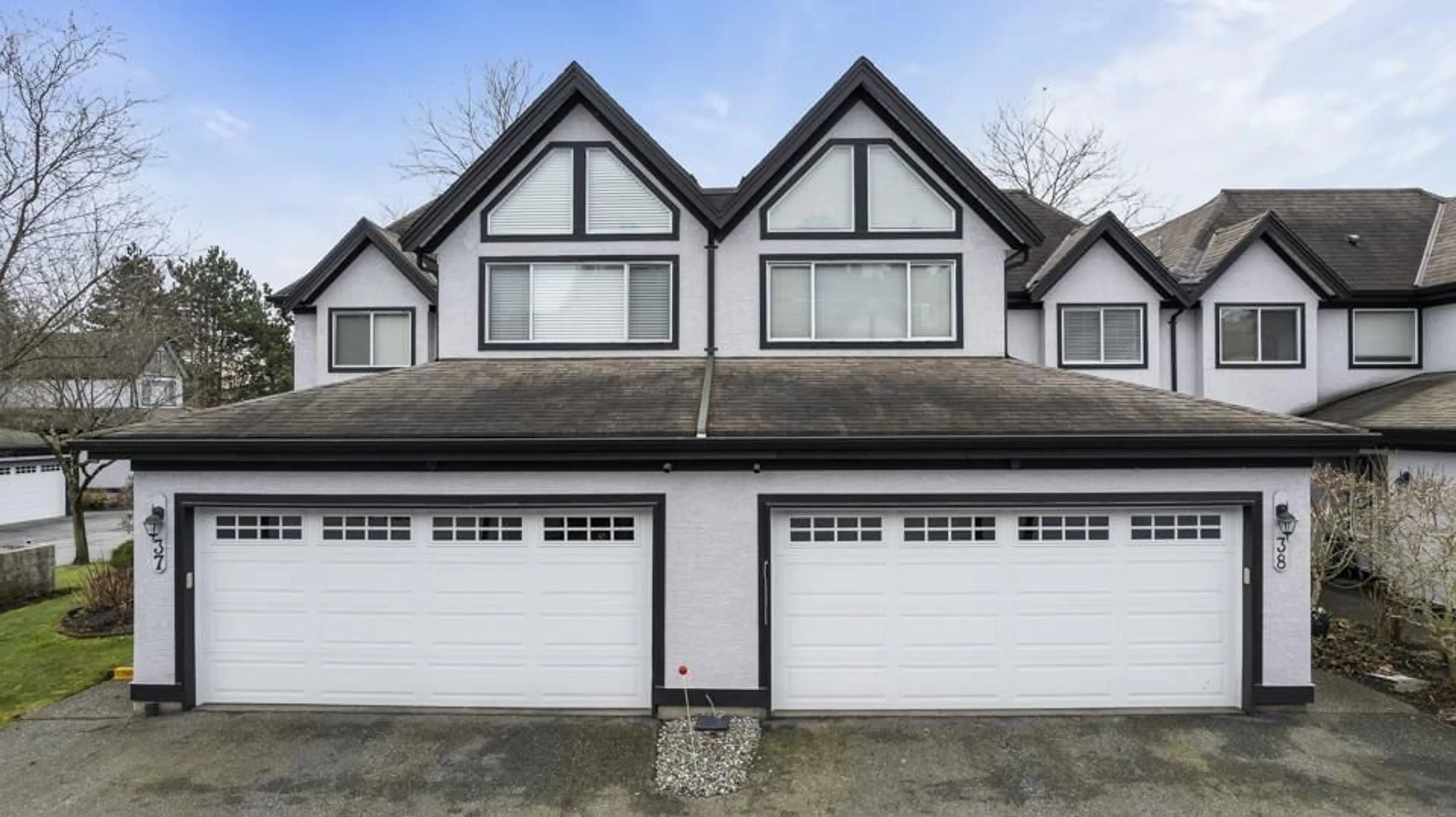 Home with vinyl exterior material, street for 38 8567 164 STREET, Surrey British Columbia V4N3K4