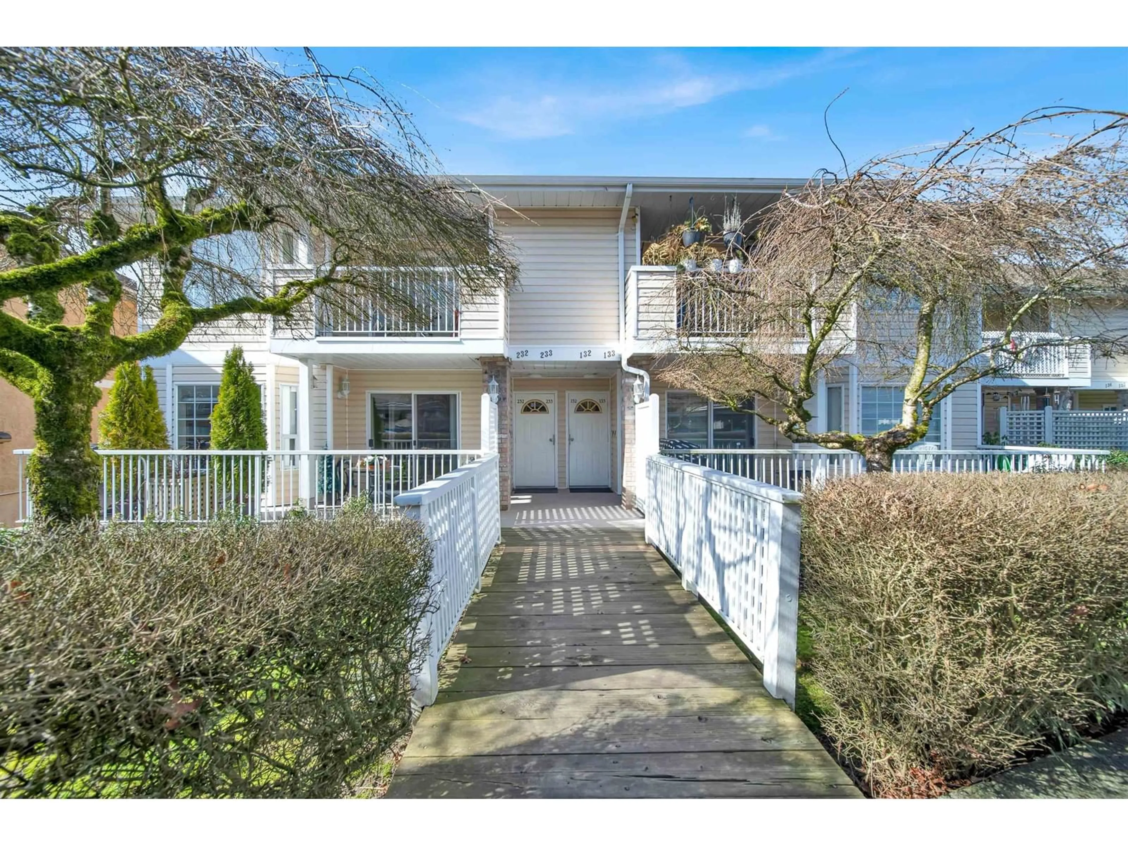 A pic from outside/outdoor area/front of a property/back of a property/a pic from drone, street for 232 - 5641 201, Langley British Columbia V3A8A4