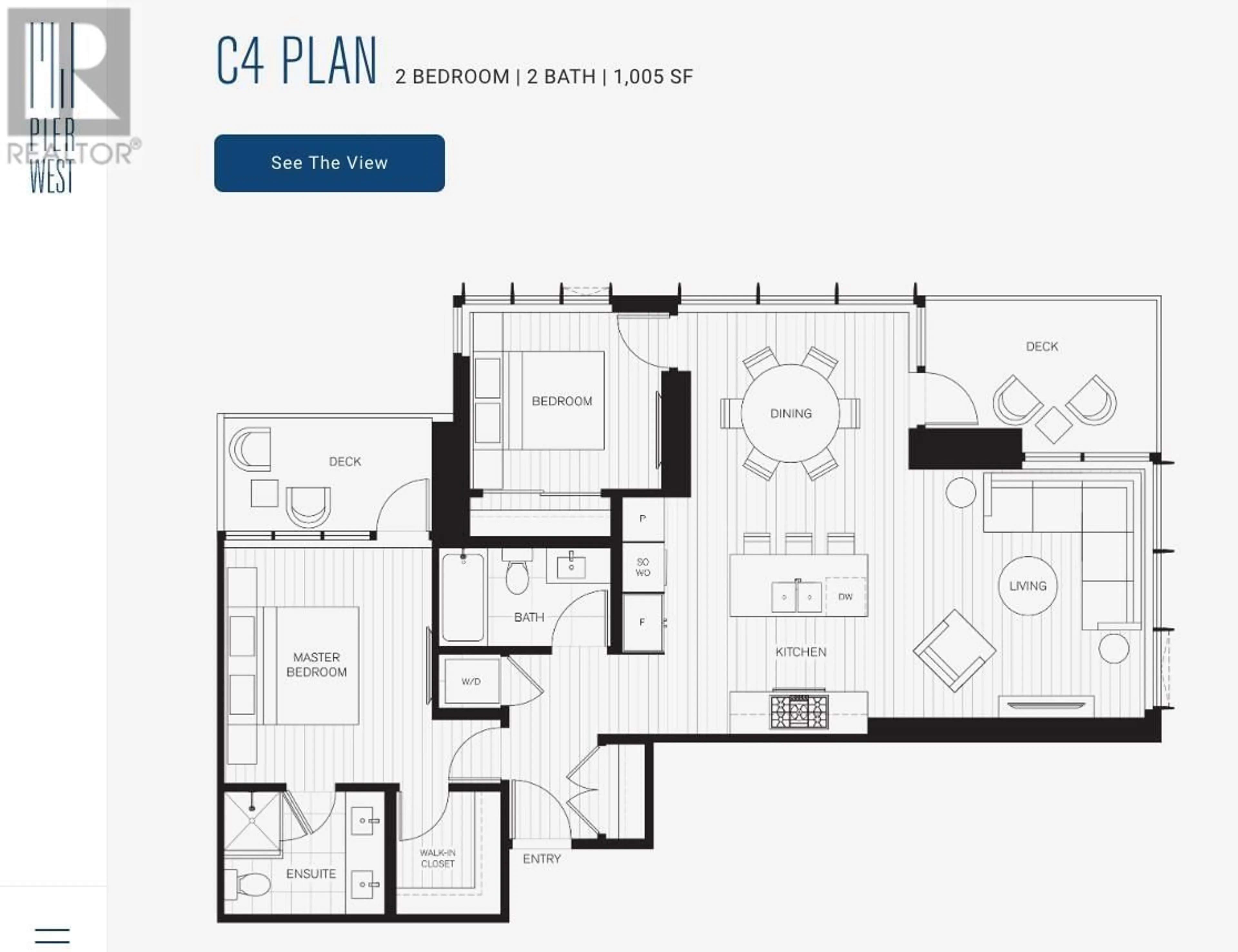 Floor plan for 504 680 QUAYSIDE DRIVE, New Westminster British Columbia V3M0P2