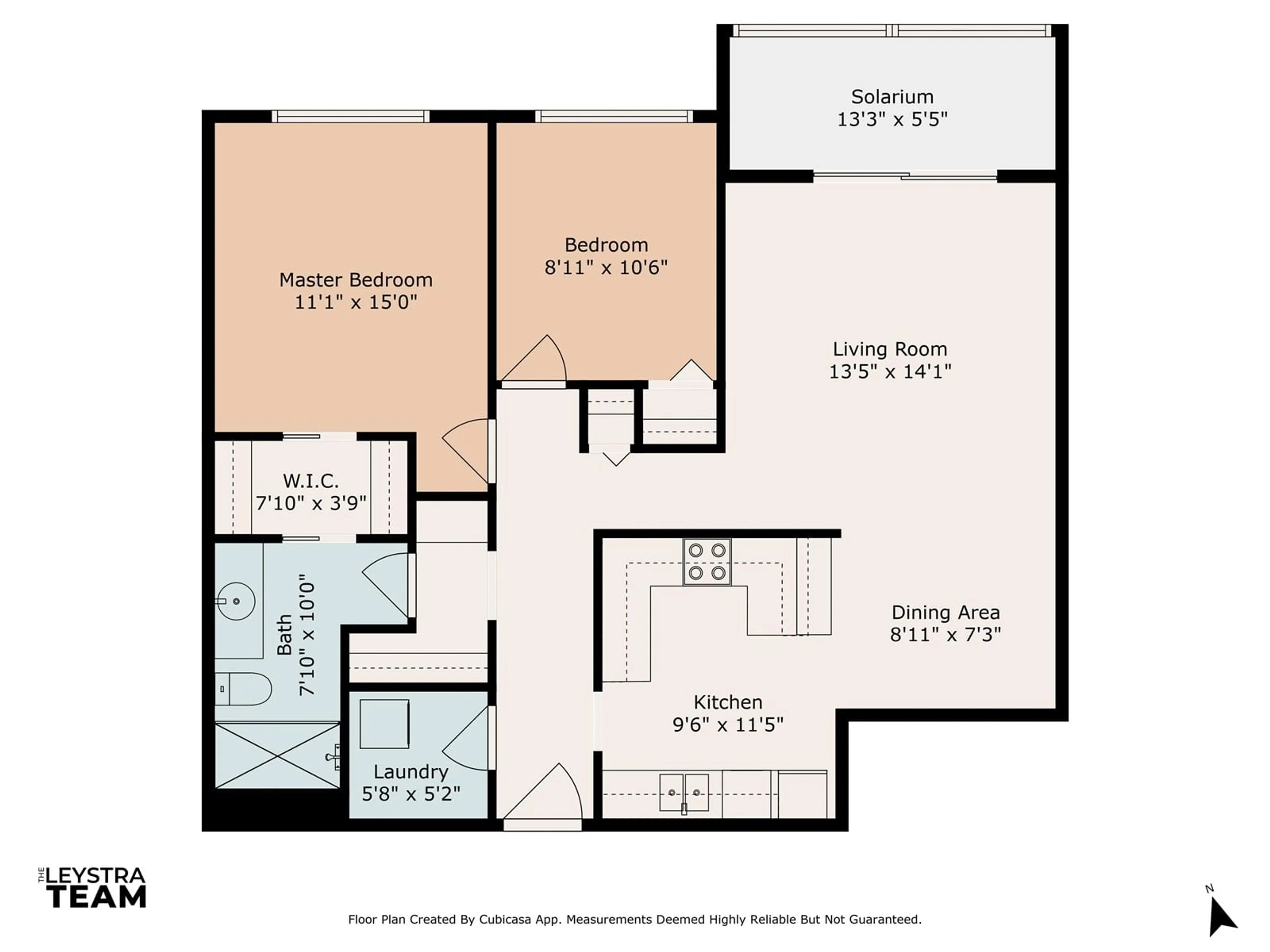 Floor plan for 102 - 32910 AMICUS, Abbotsford British Columbia V2S6G9