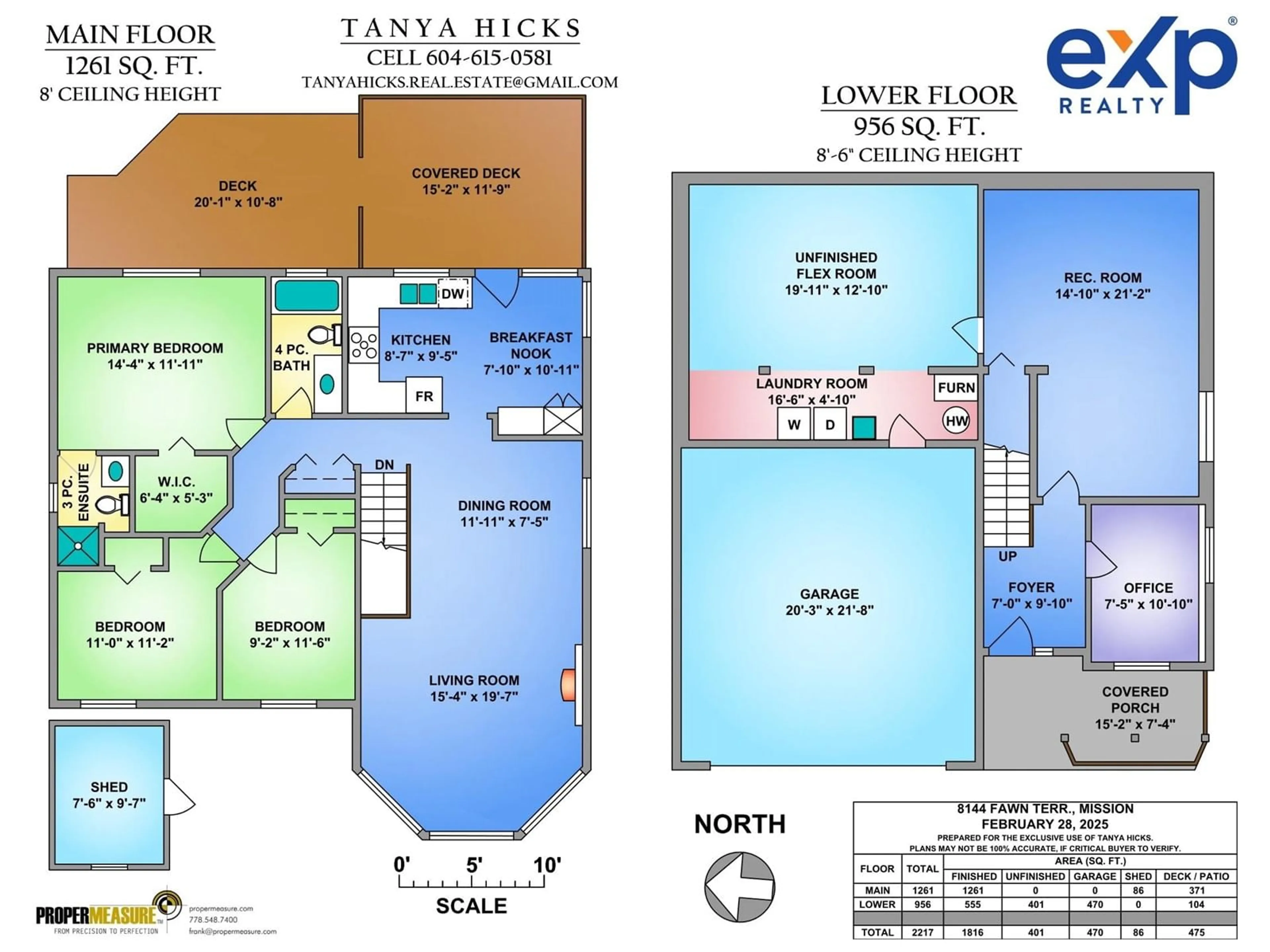 Floor plan for 8144 FAWN TERRACE, Mission British Columbia V2V6M9