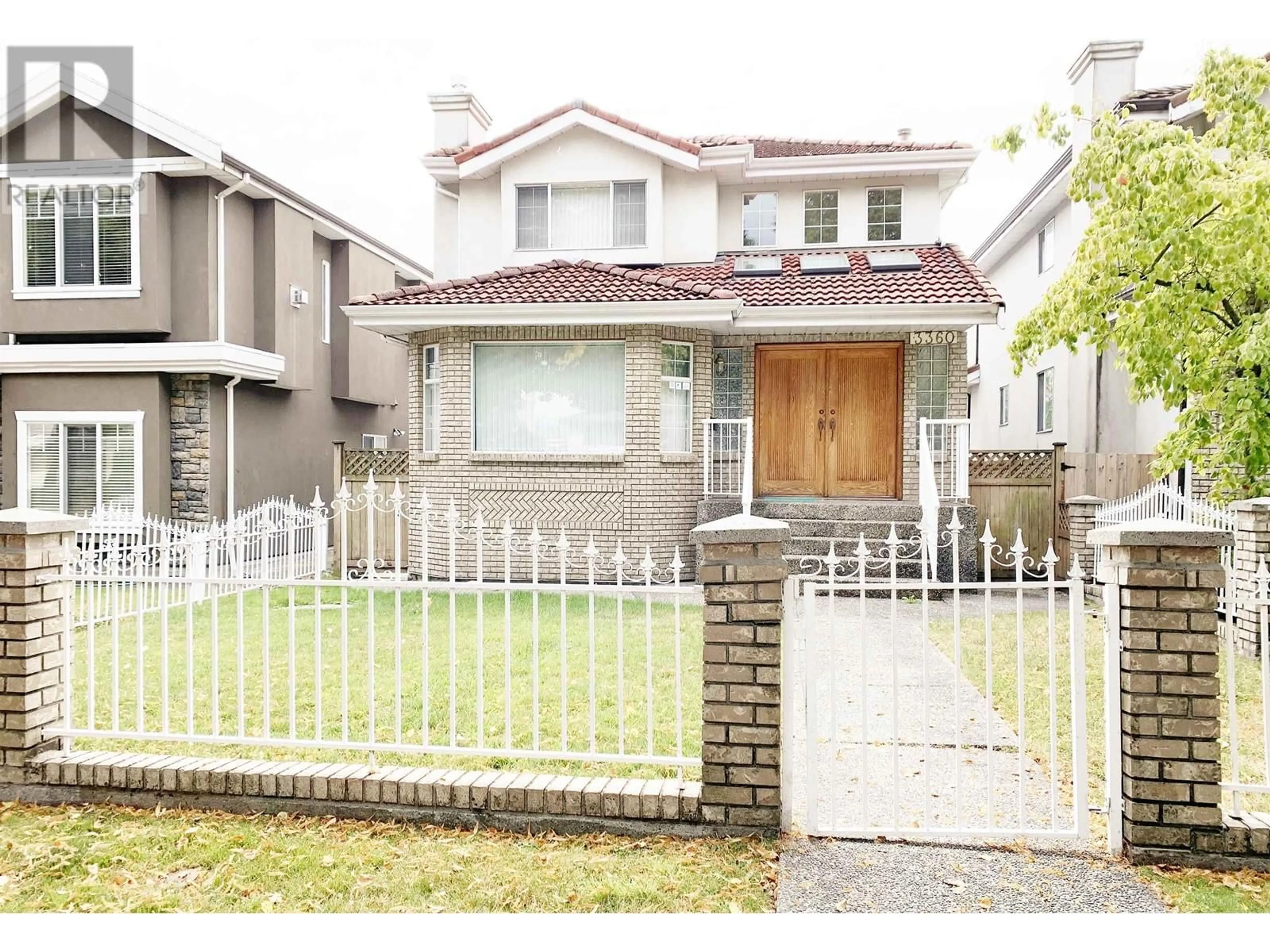 Home with brick exterior material, street for 3360 PRICE STREET, Vancouver British Columbia V5R5P9