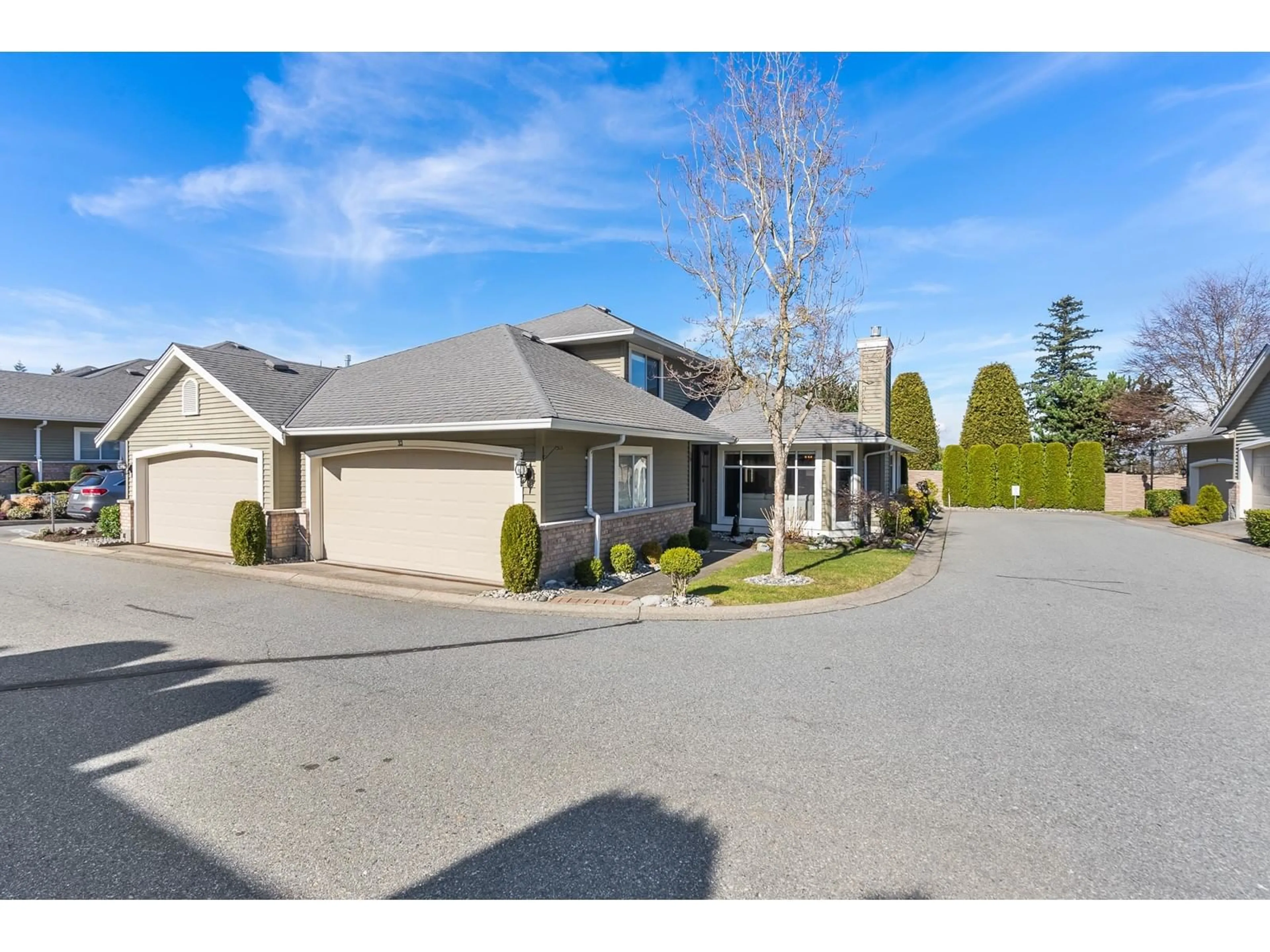 A pic from outside/outdoor area/front of a property/back of a property/a pic from drone, street for 33 2672 151 STREET, Surrey British Columbia V4P1A1