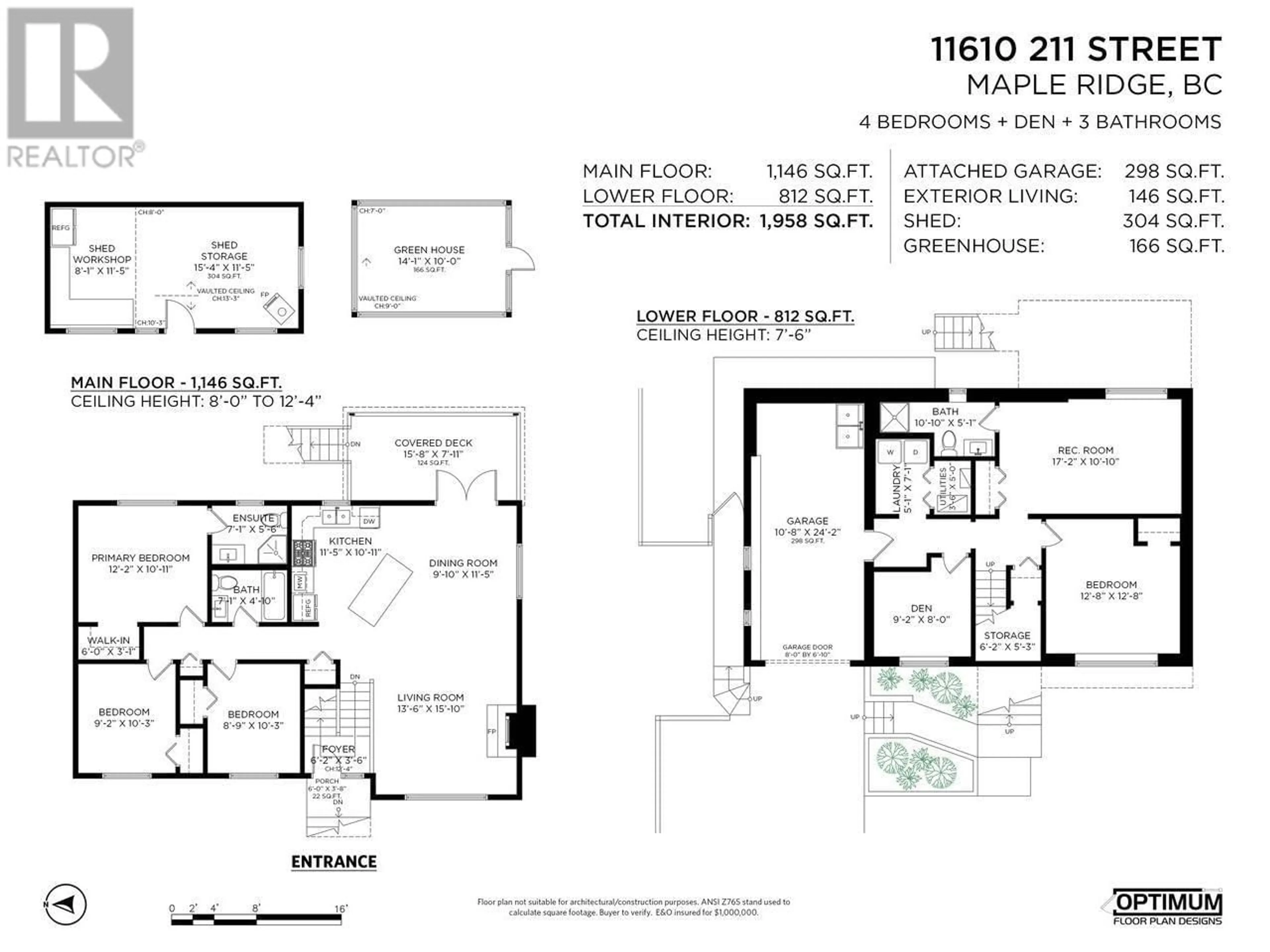 Floor plan for 11610 211 STREET, Maple Ridge British Columbia V2X7T6