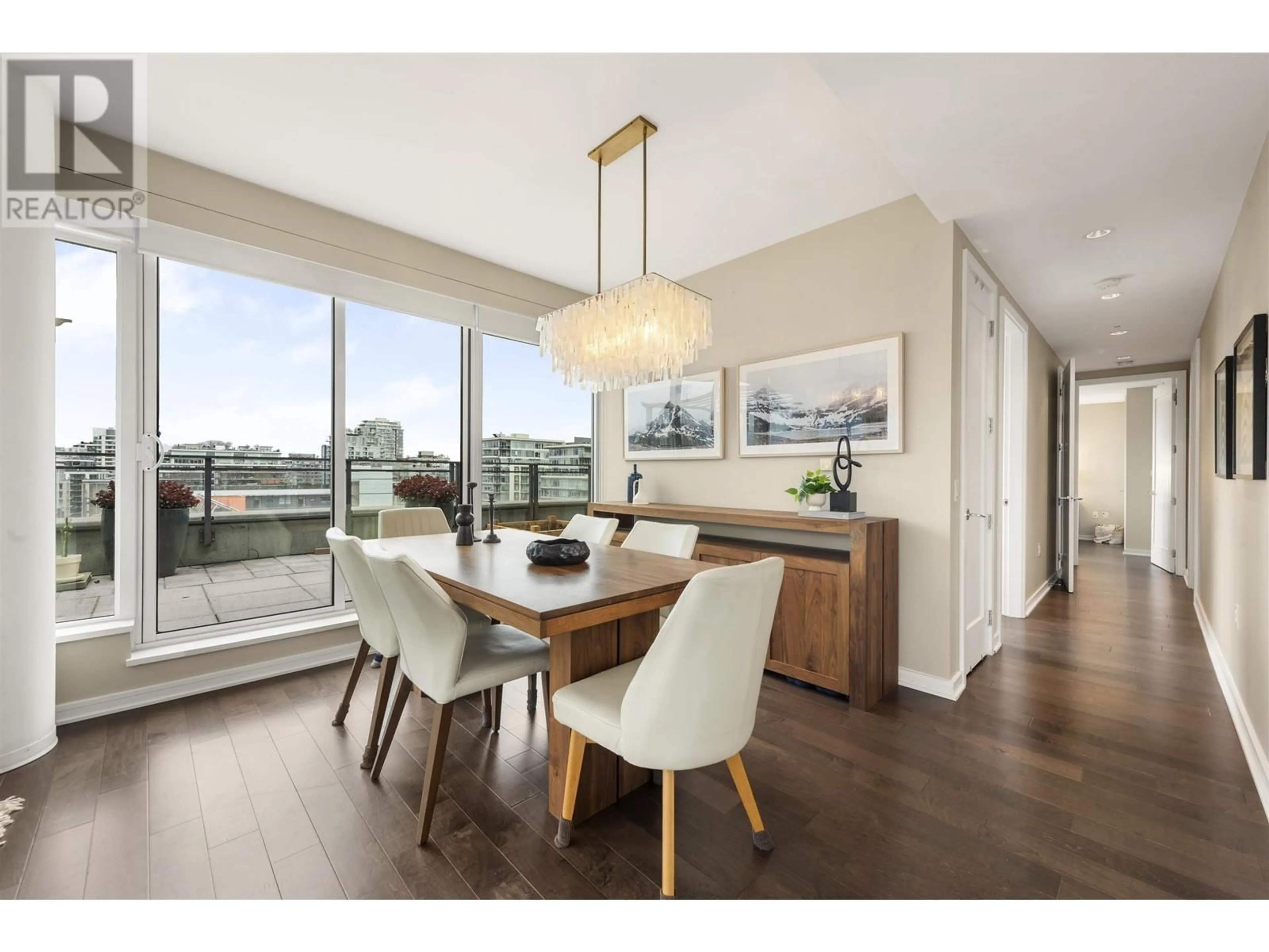 Dining room, wood/laminate floor for 1108 - 181 1ST AVENUE, Vancouver British Columbia V5Y0E3