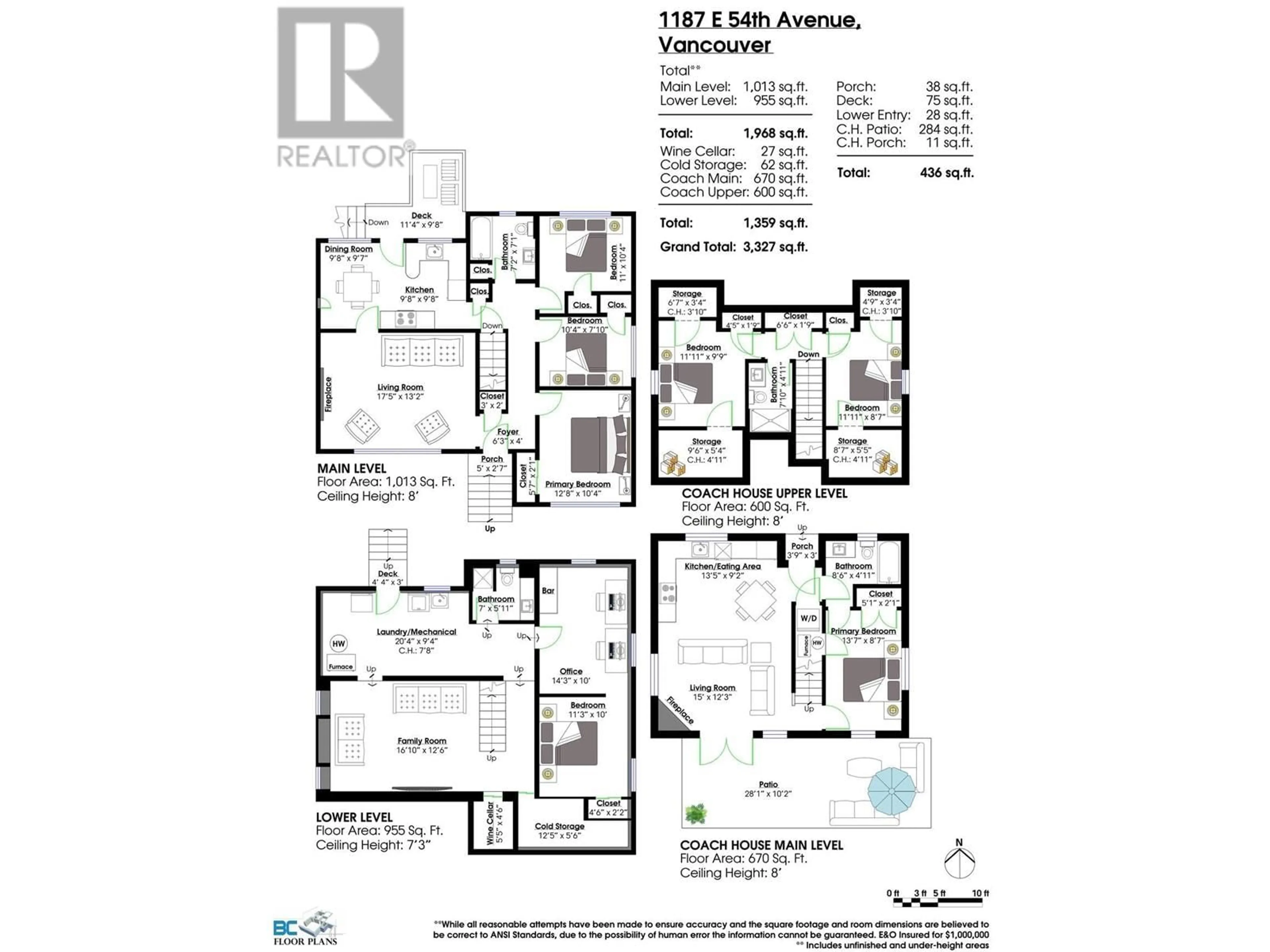 Floor plan for 1187 54TH AVENUE, Vancouver British Columbia V5X1M1
