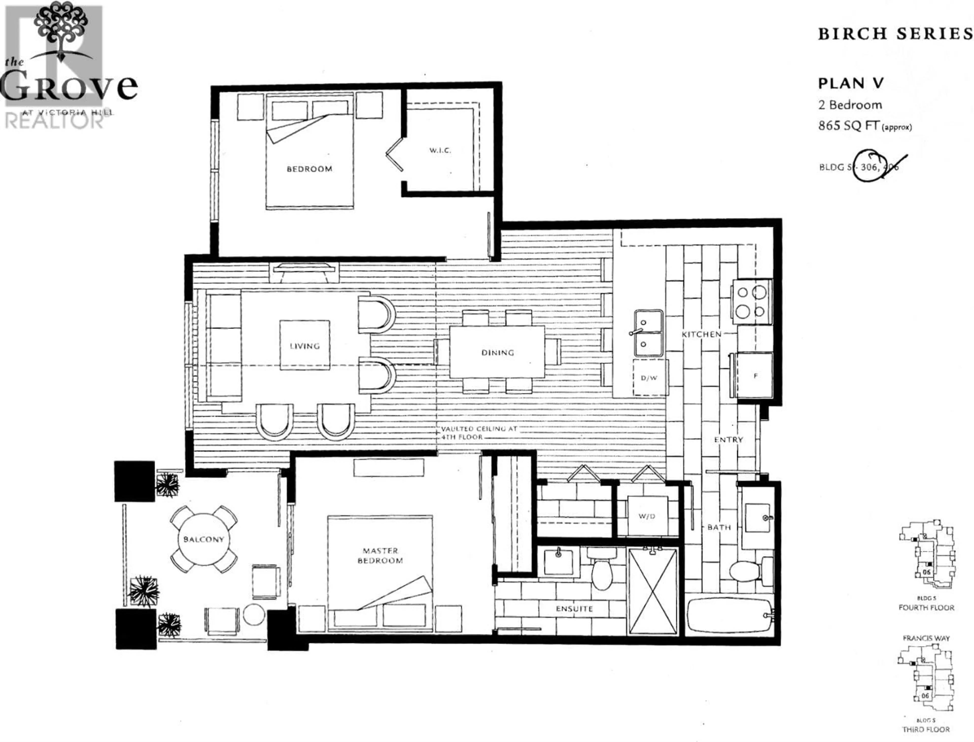 Floor plan for 306 240 FRANCIS WAY, New Westminster British Columbia V3L0E5