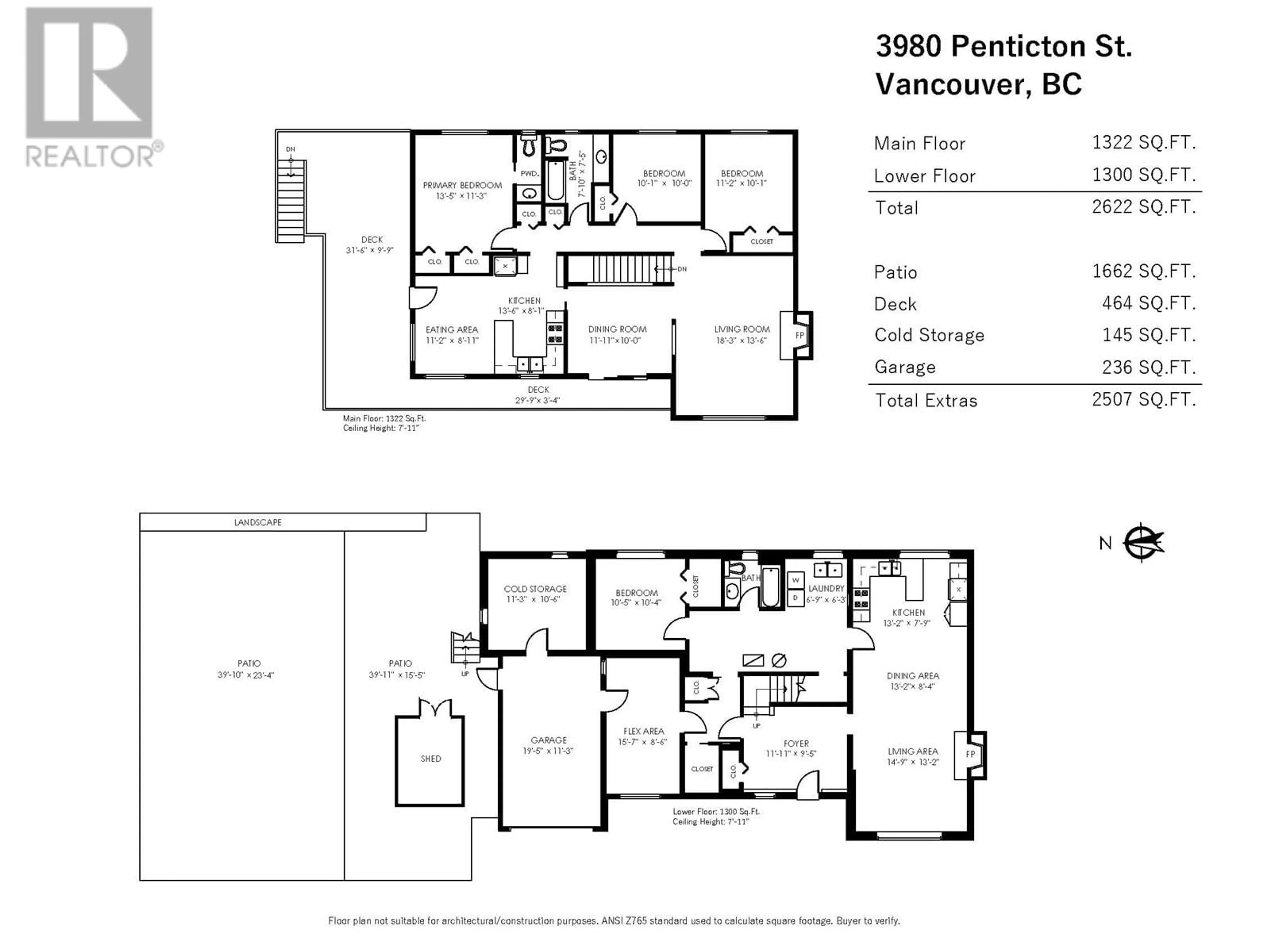 Floor plan for 3980 PENTICTON STREET, Vancouver British Columbia V5R1X8