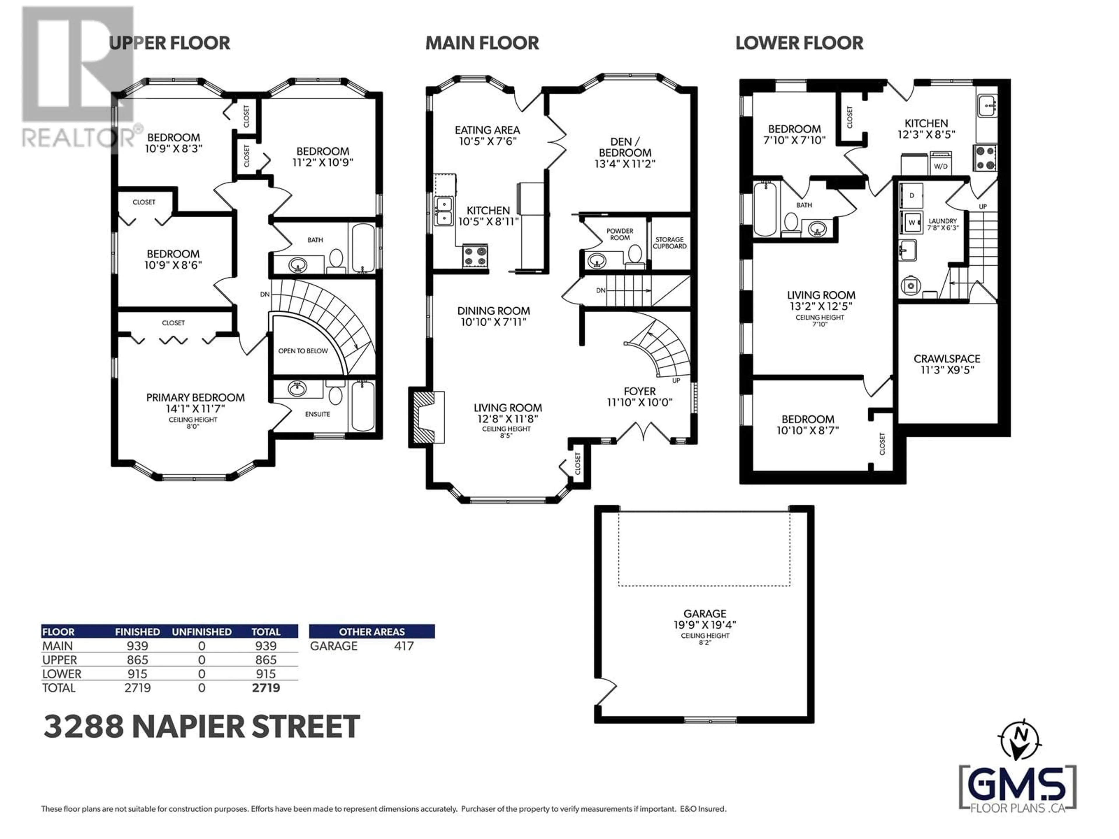 Floor plan for 3288 NAPIER STREET, Vancouver British Columbia V5K2X1