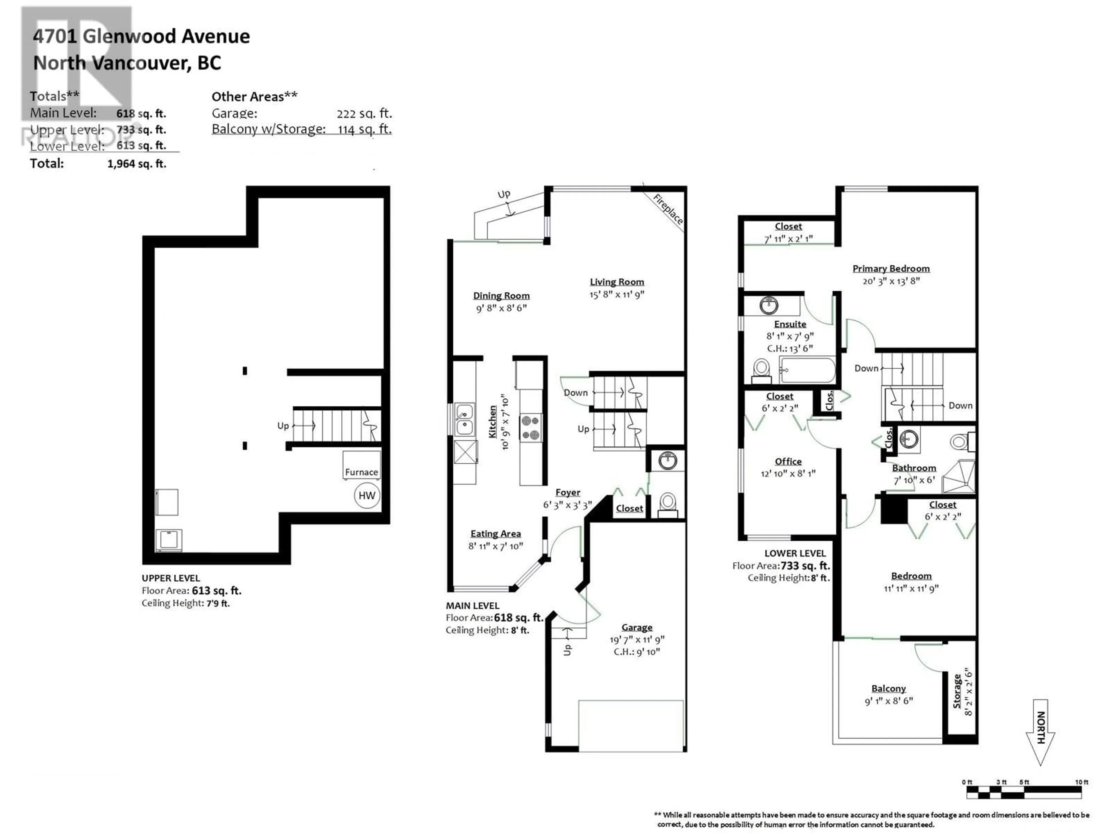 Floor plan for 4701 GLENWOOD AVENUE, North Vancouver British Columbia V7R4G6