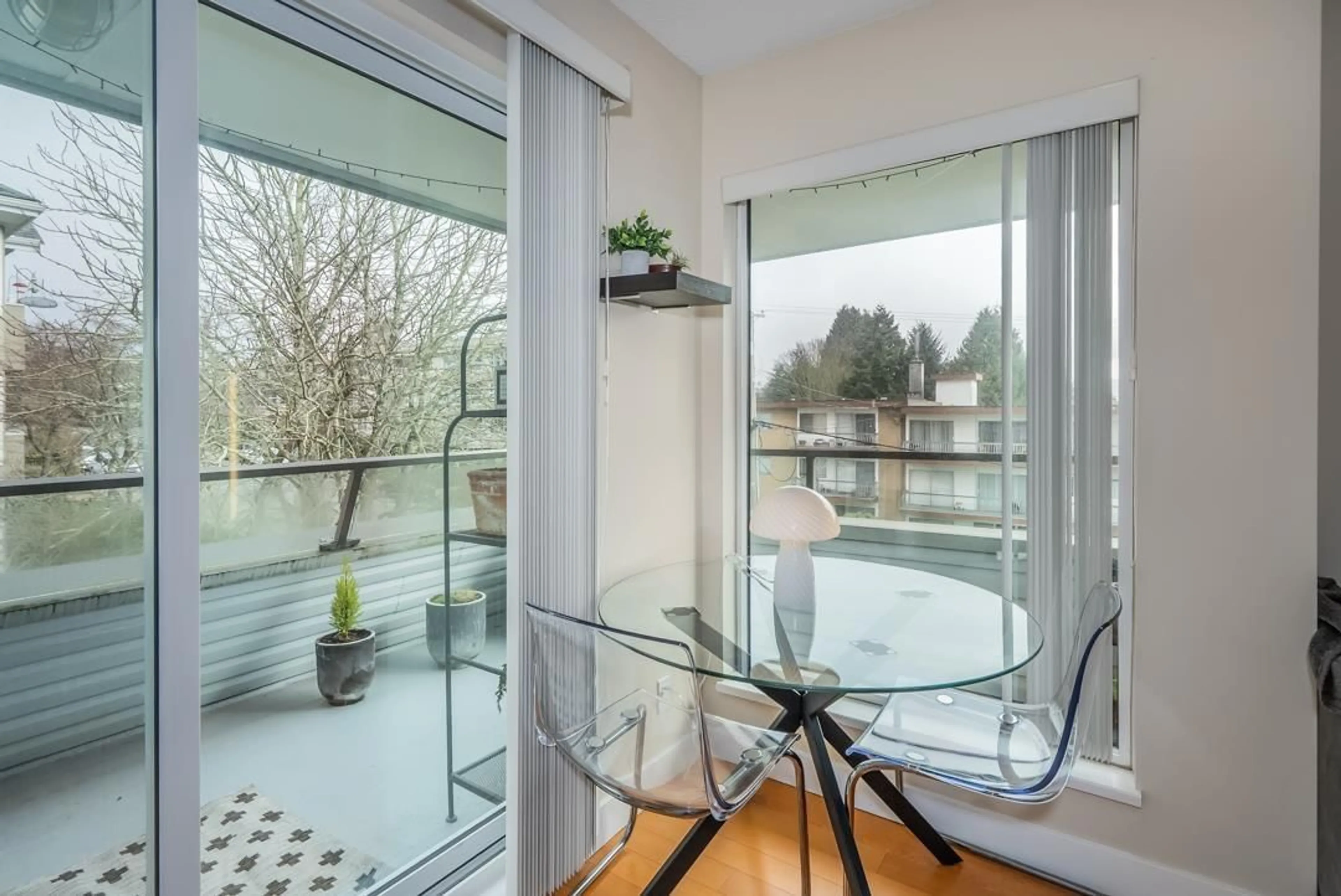 Balcony in the apartment, water/lake/river/ocean view for 301 - 1341 GEORGE, White Rock British Columbia V4B4A1