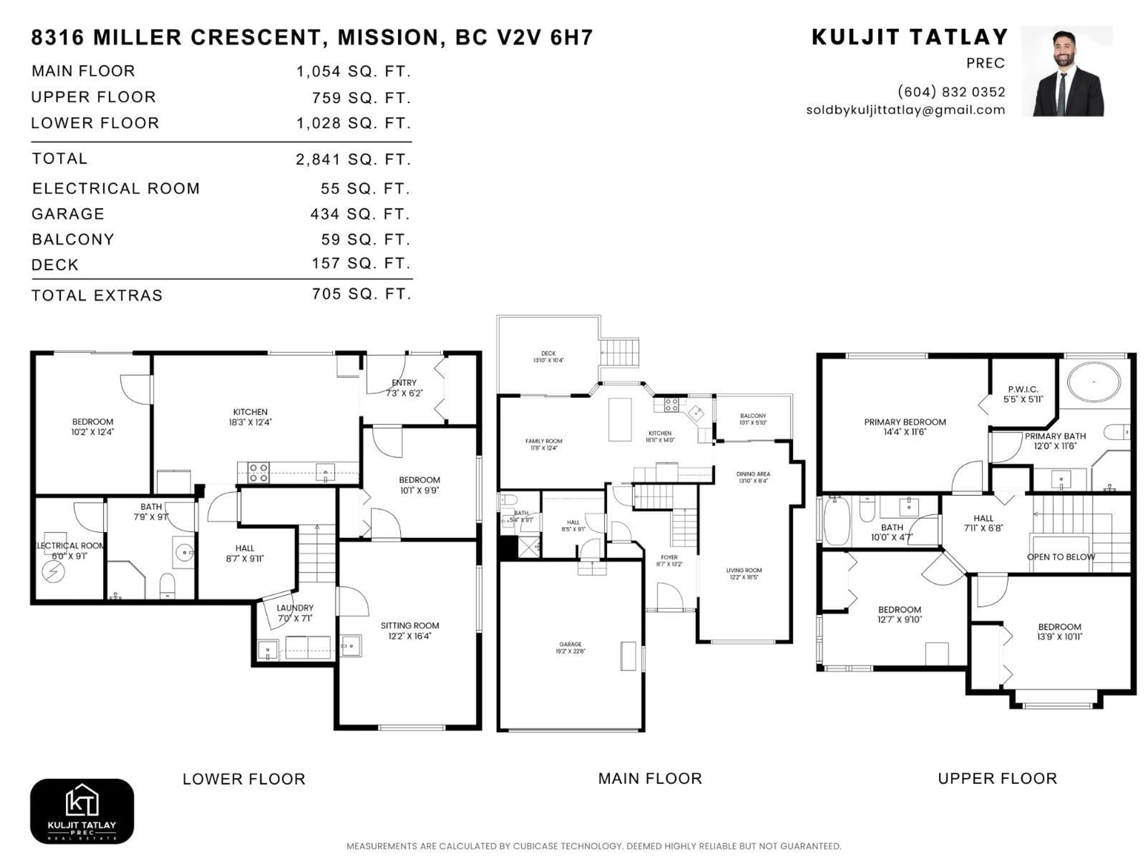 Floor plan for 8316 MILLER CRESCENT, Mission British Columbia V2V6H7