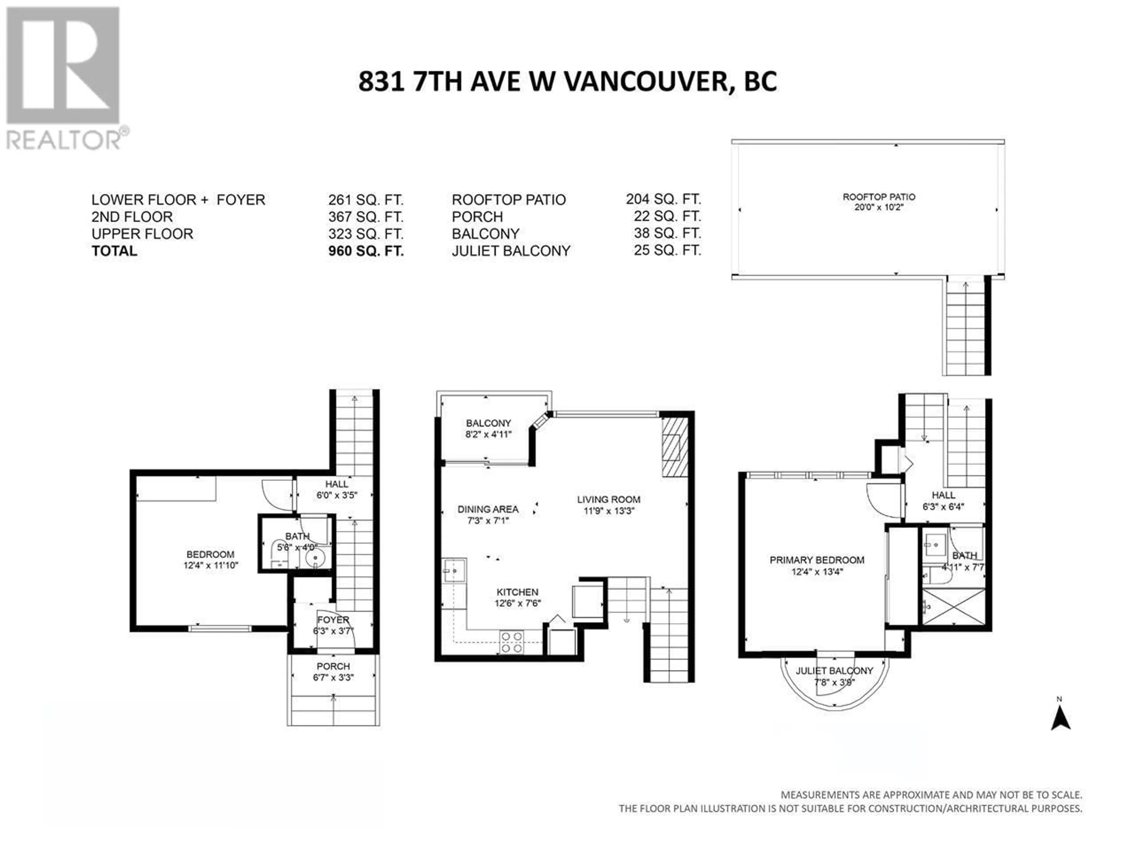 Floor plan for 831 7TH AVENUE, Vancouver British Columbia V5Z1C2