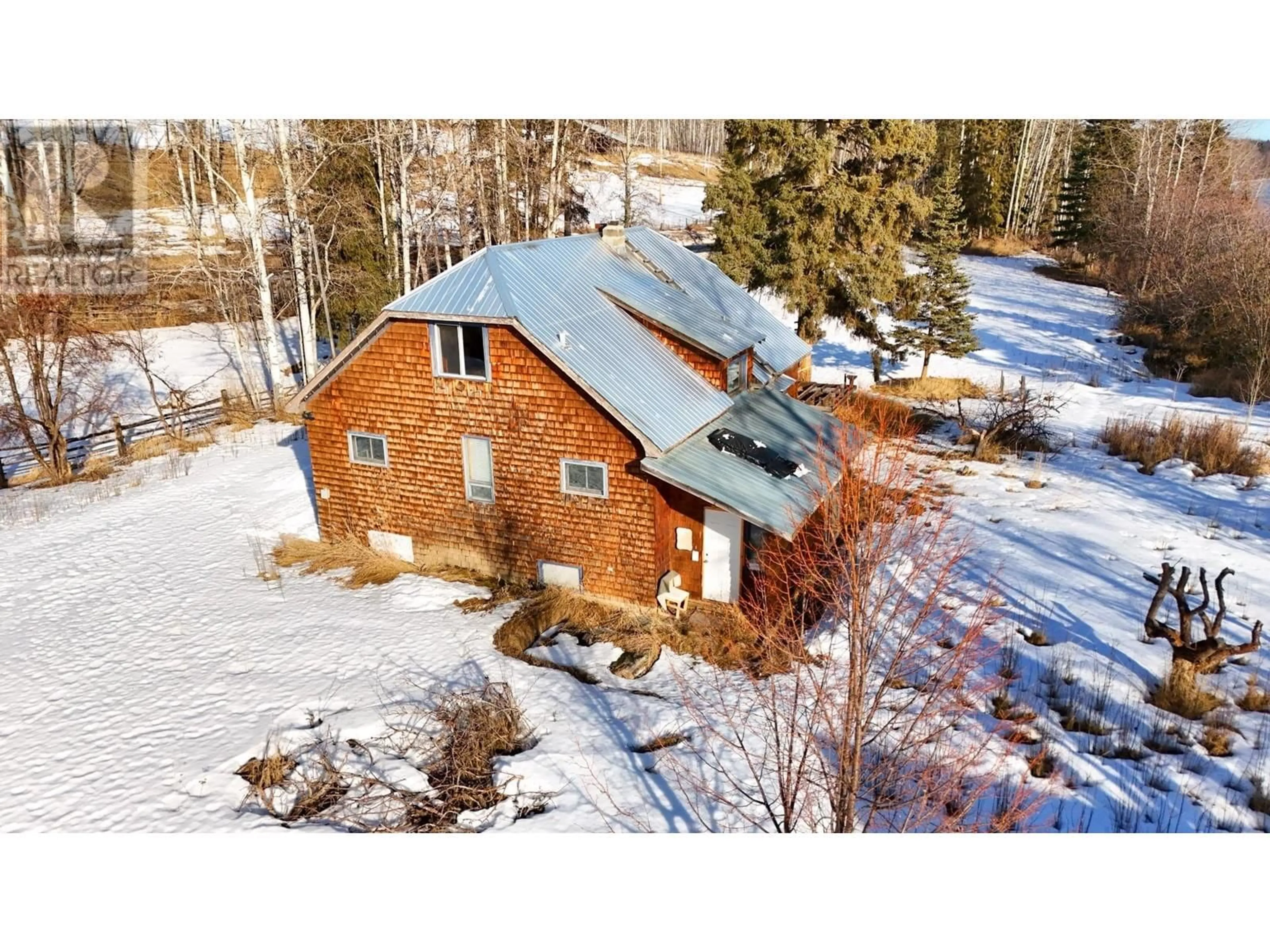 A pic from outside/outdoor area/front of a property/back of a property/a pic from drone, unknown for 38351 COLLEYMOUNT ROAD, Burns Lake British Columbia V0J1E2