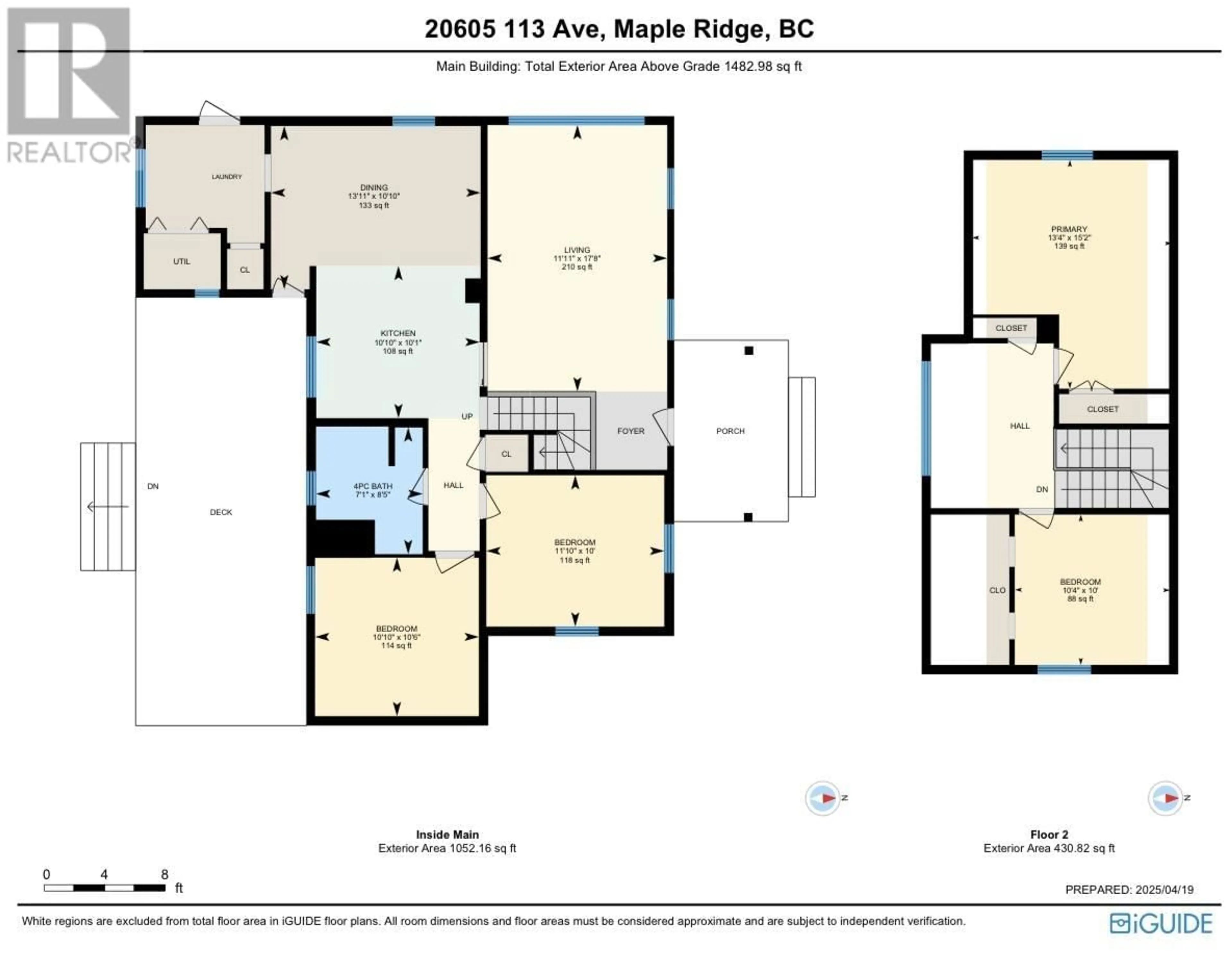 Floor plan for 20606 113 AVENUE, Maple Ridge British Columbia V2X1E3