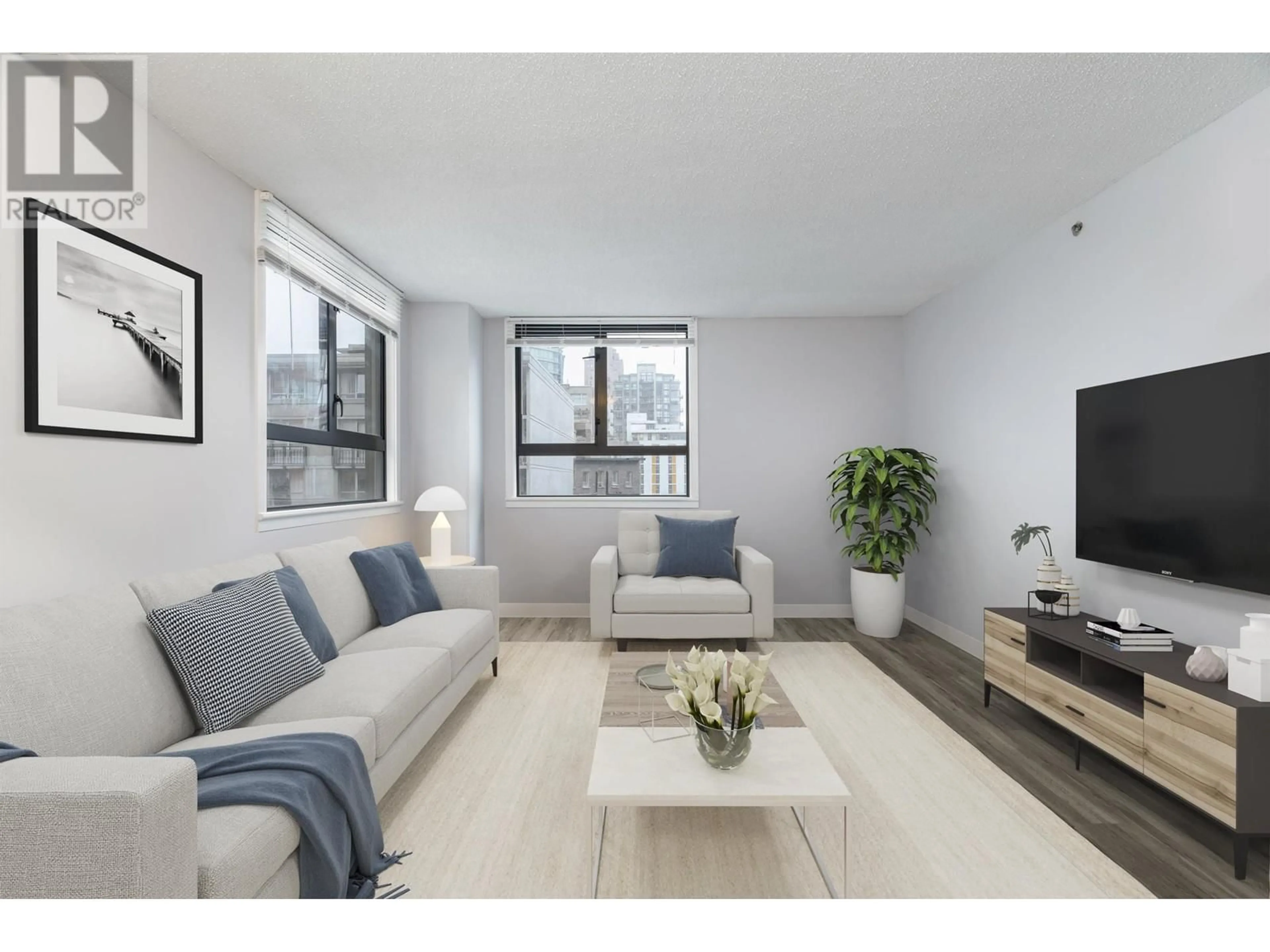 Living room with furniture, unknown for 408 - 789 DRAKE STREET, Vancouver British Columbia V6Z2N7