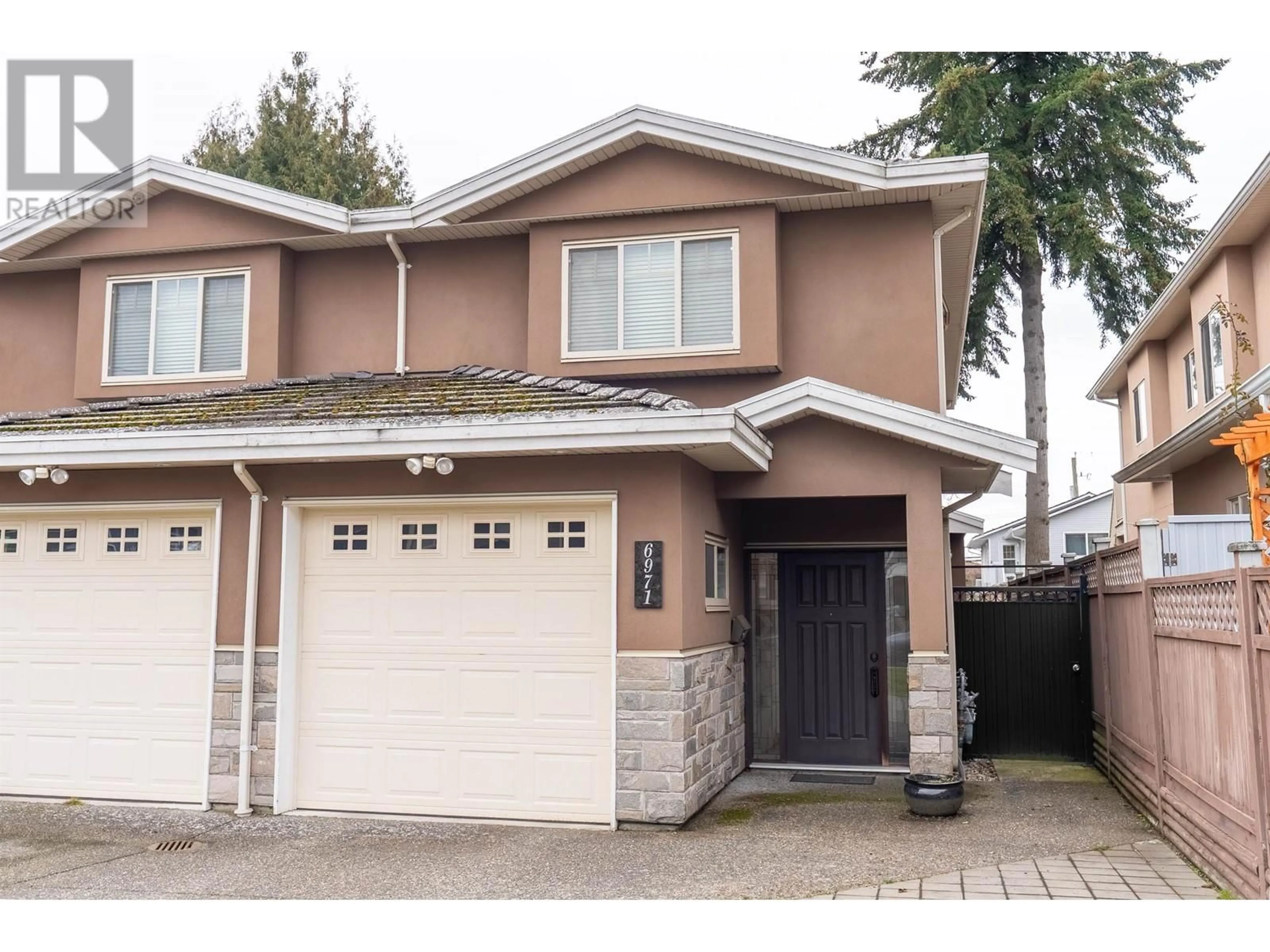 Home with vinyl exterior material, street for 6971 DUNBLANE AVENUE, Burnaby British Columbia V5J4G1