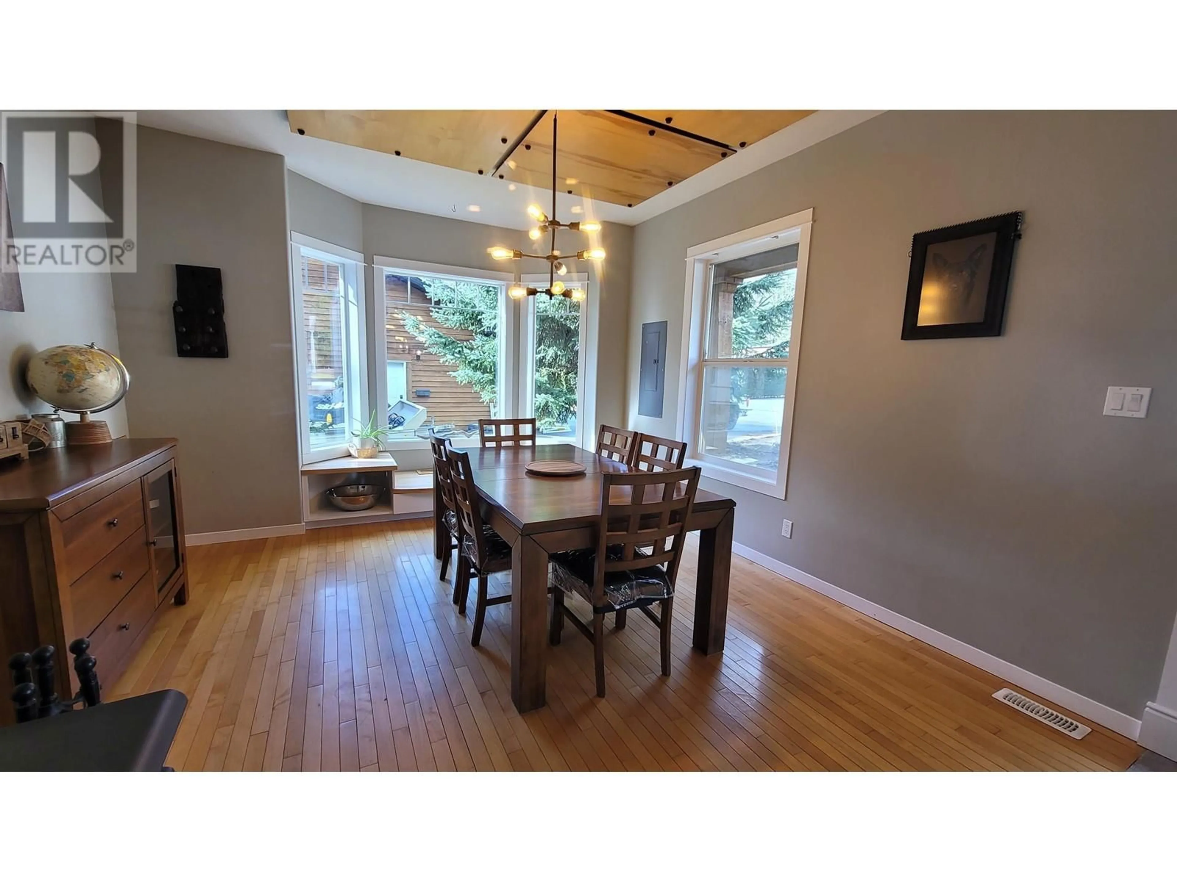 Dining room, wood/laminate floor for 4839 DAIRY AVENUE, Terrace British Columbia V8G5S9