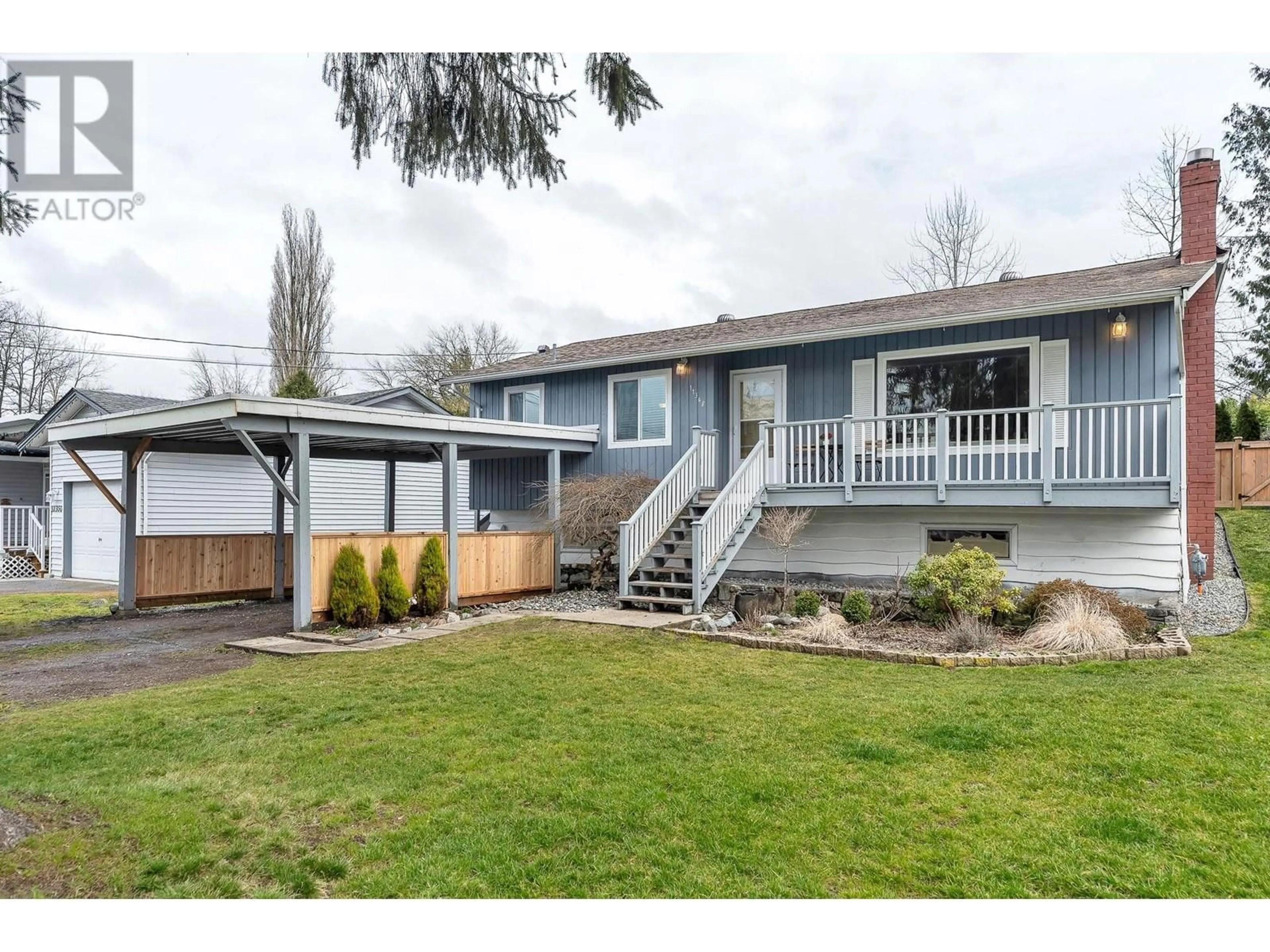 Home with vinyl exterior material, street for 11348 MELVILLE STREET, Maple Ridge British Columbia V2X1P6