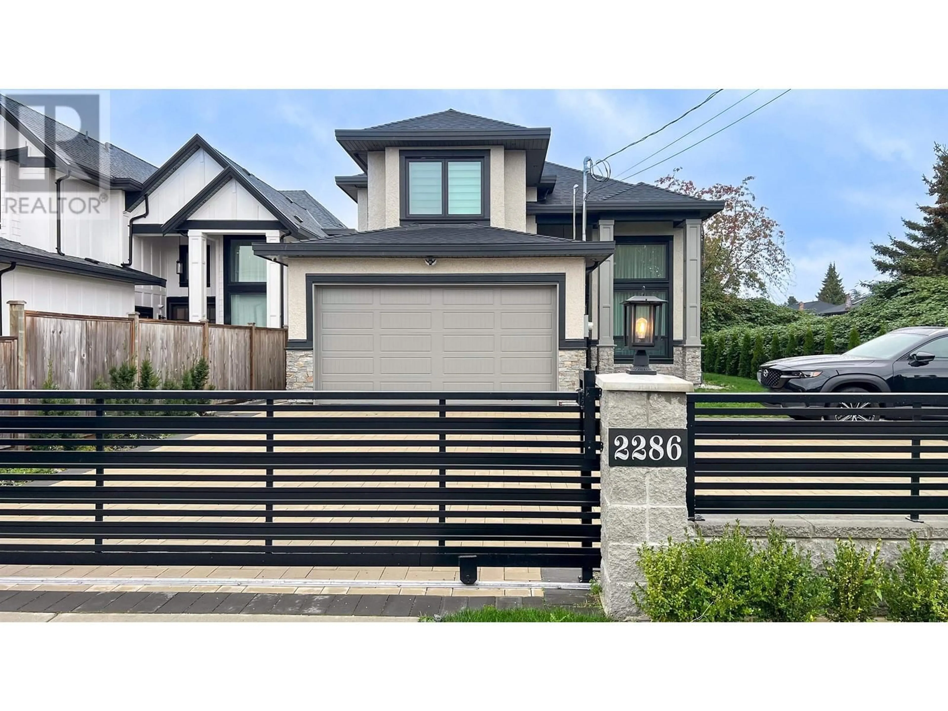 Home with vinyl exterior material, street for 2286 MCLENNAN AVENUE, Richmond British Columbia V6X2N7