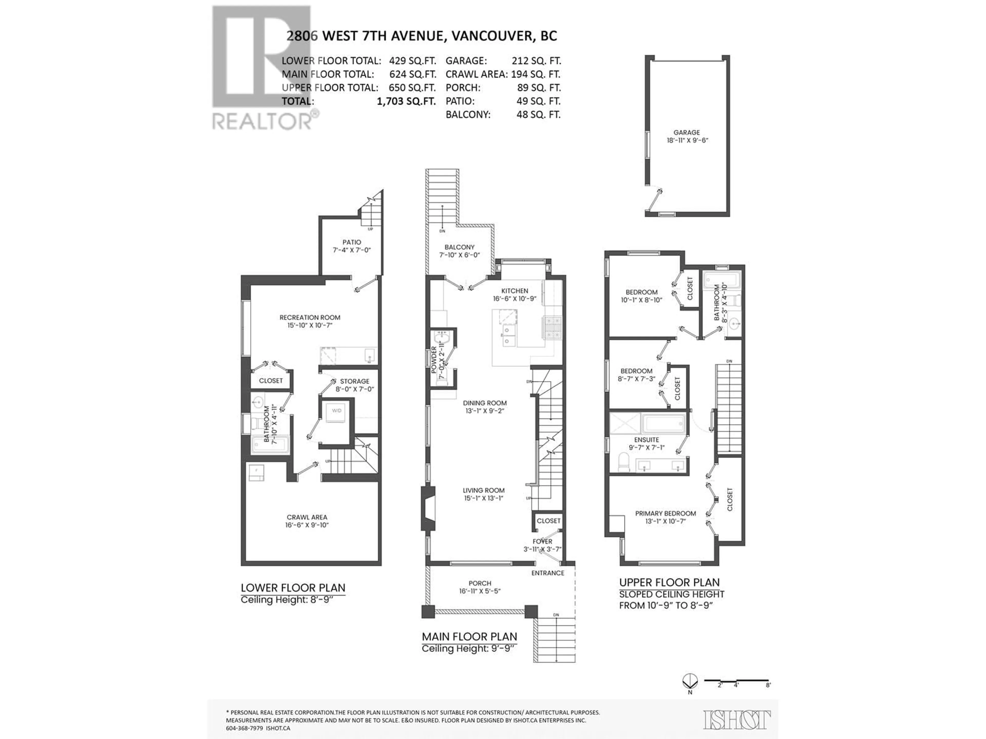 Floor plan for 2806 7TH AVENUE, Vancouver British Columbia V6K1Z6