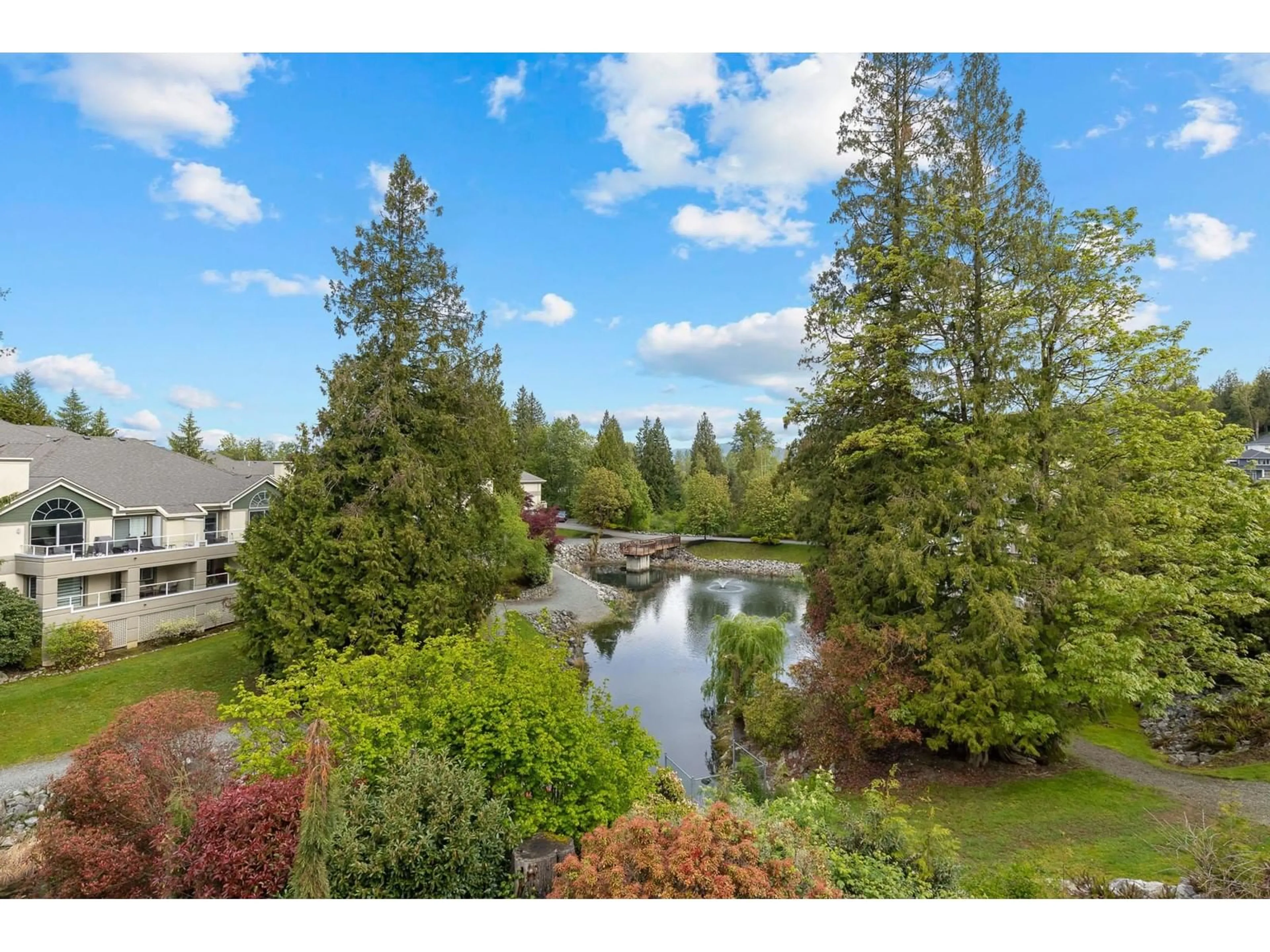 A pic from outside/outdoor area/front of a property/back of a property/a pic from drone, water/lake/river/ocean view for 71 4001 OLD CLAYBURN ROAD, Abbotsford British Columbia V3G1C5