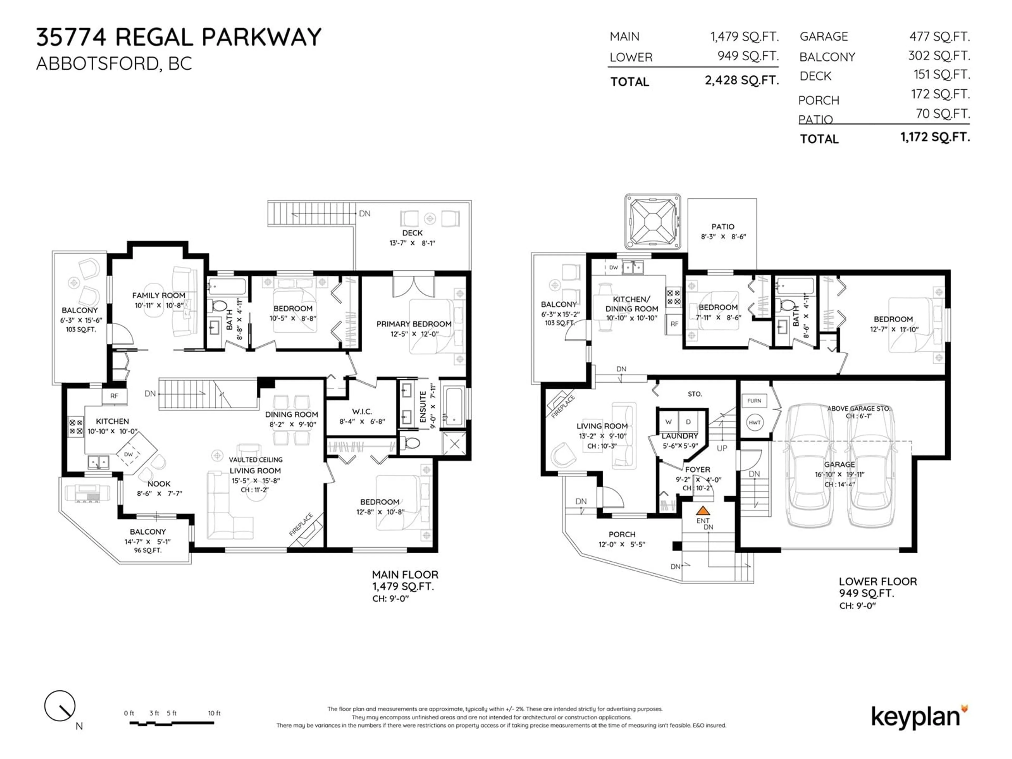 Floor plan for 35774 REGAL PARKWAY, Abbotsford British Columbia V3G2W2