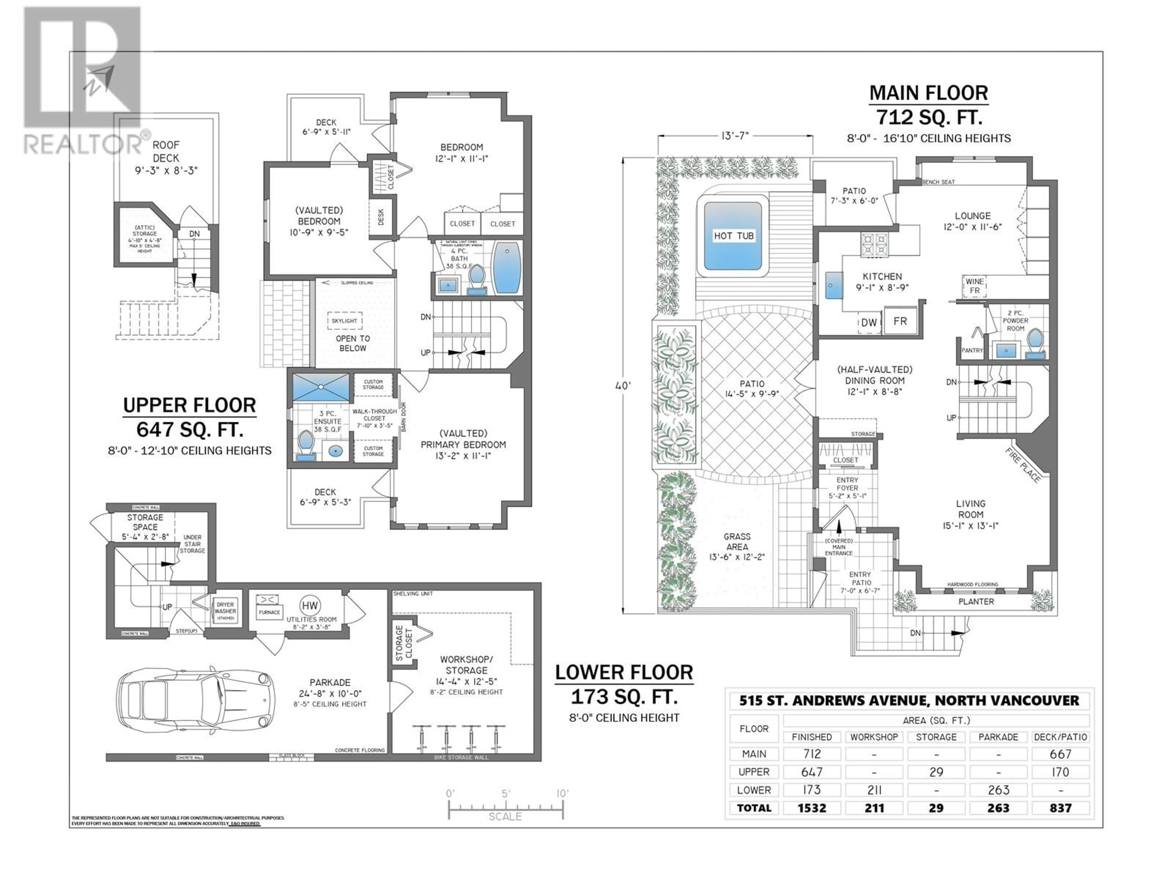 Floor plan for 515 ST. ANDREWS AVENUE, North Vancouver British Columbia V7L4W2