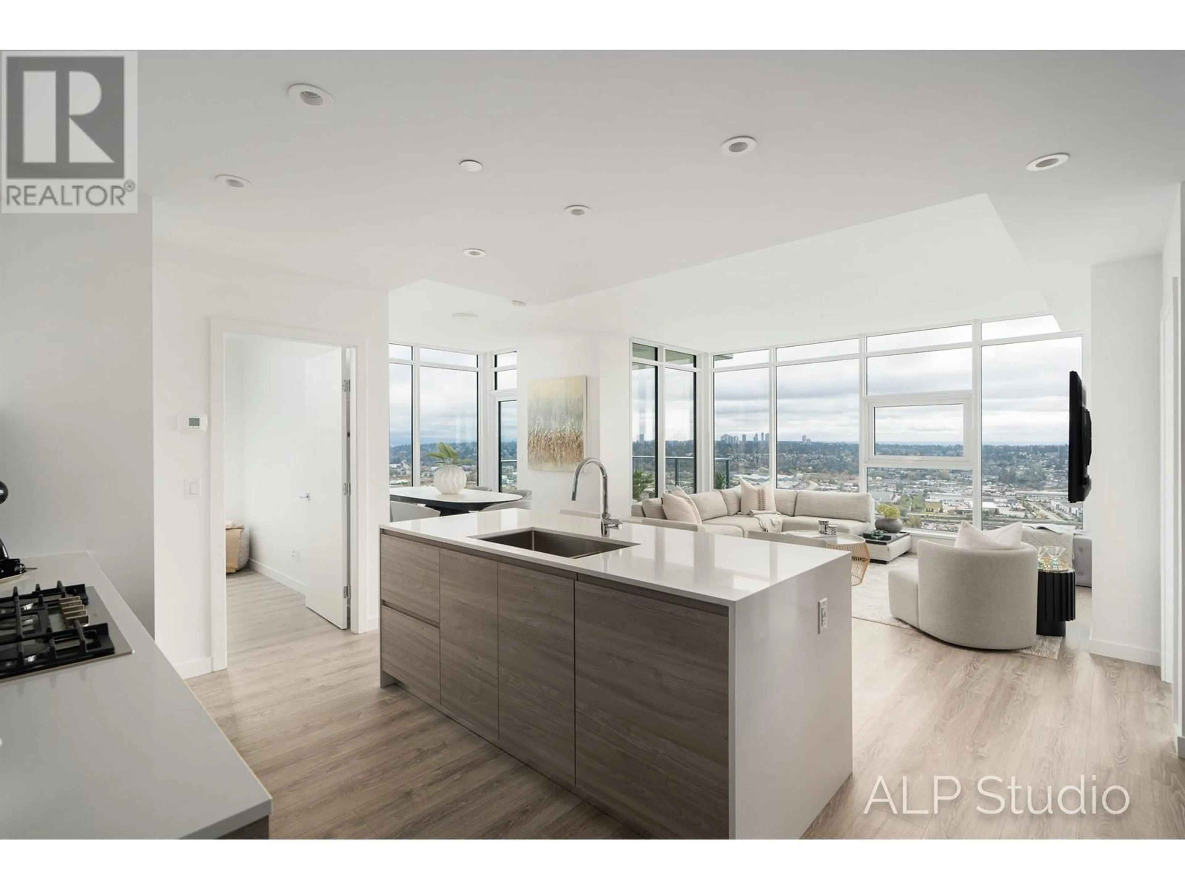 Open concept kitchen, ceramic/tile floor for 4405 - 680 QUAYSIDE DRIVE, New Westminster British Columbia V3M0P2