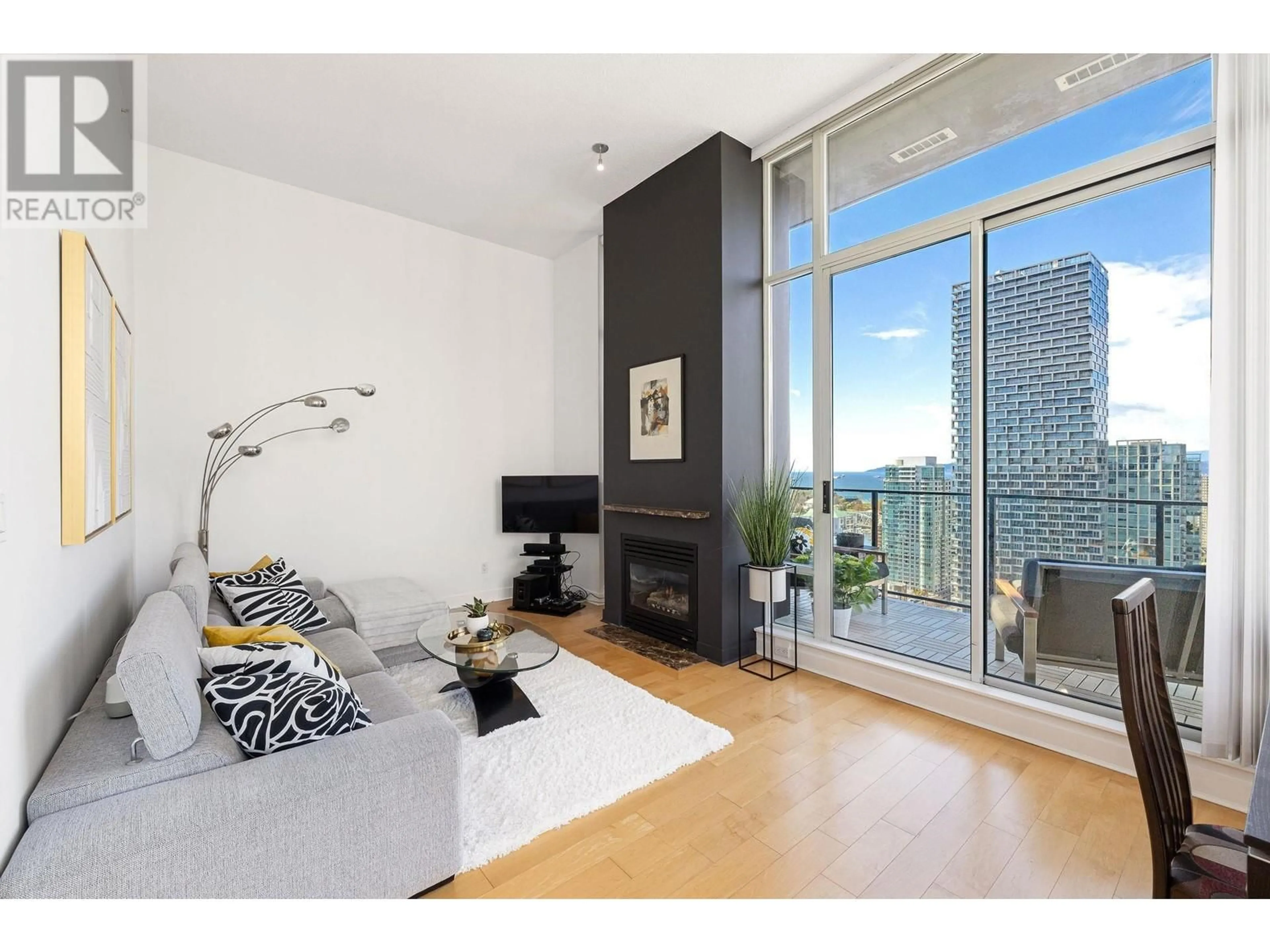 Living room with furniture, unknown for 3603 - 1495 RICHARDS STREET, Vancouver British Columbia V6Z3E3