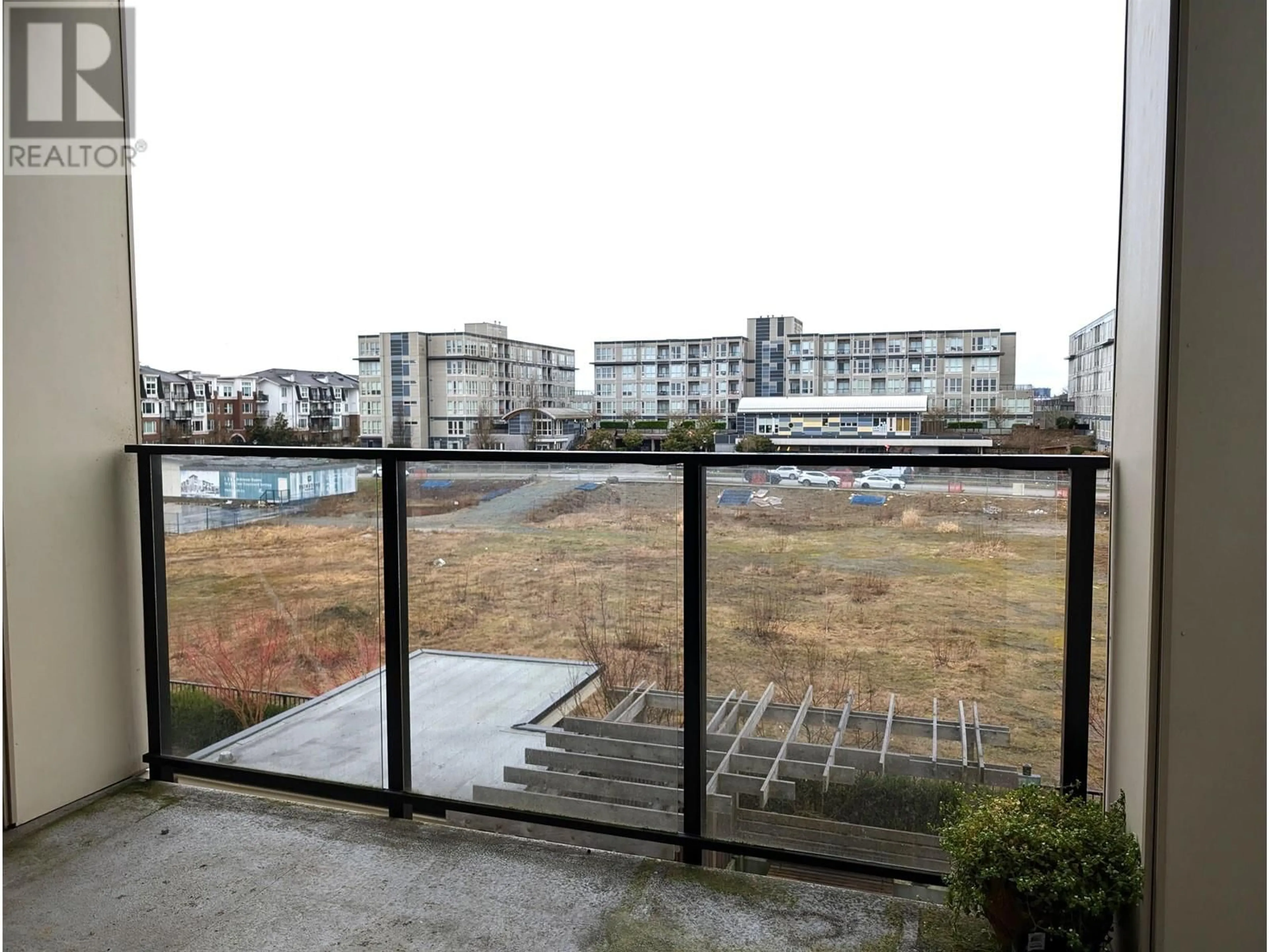 Balcony in the apartment, city buildings view from balcony for 315 - 4033 MAY DRIVE, Richmond British Columbia V6X0T3