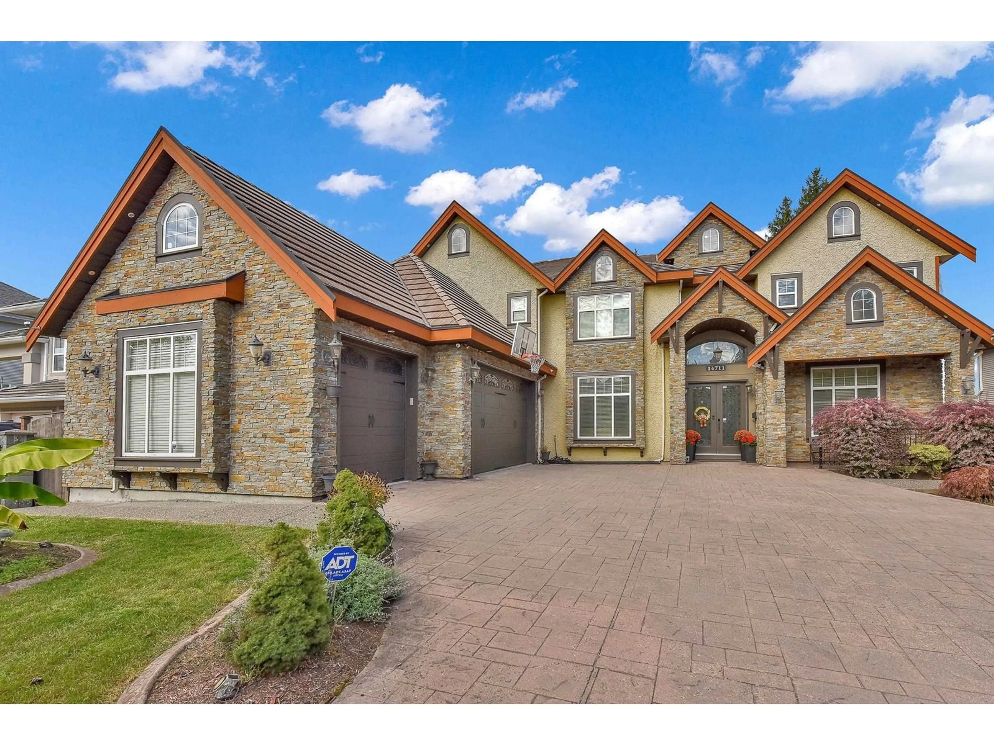 Home with brick exterior material, street for 14711 76, Surrey British Columbia V3S2H1