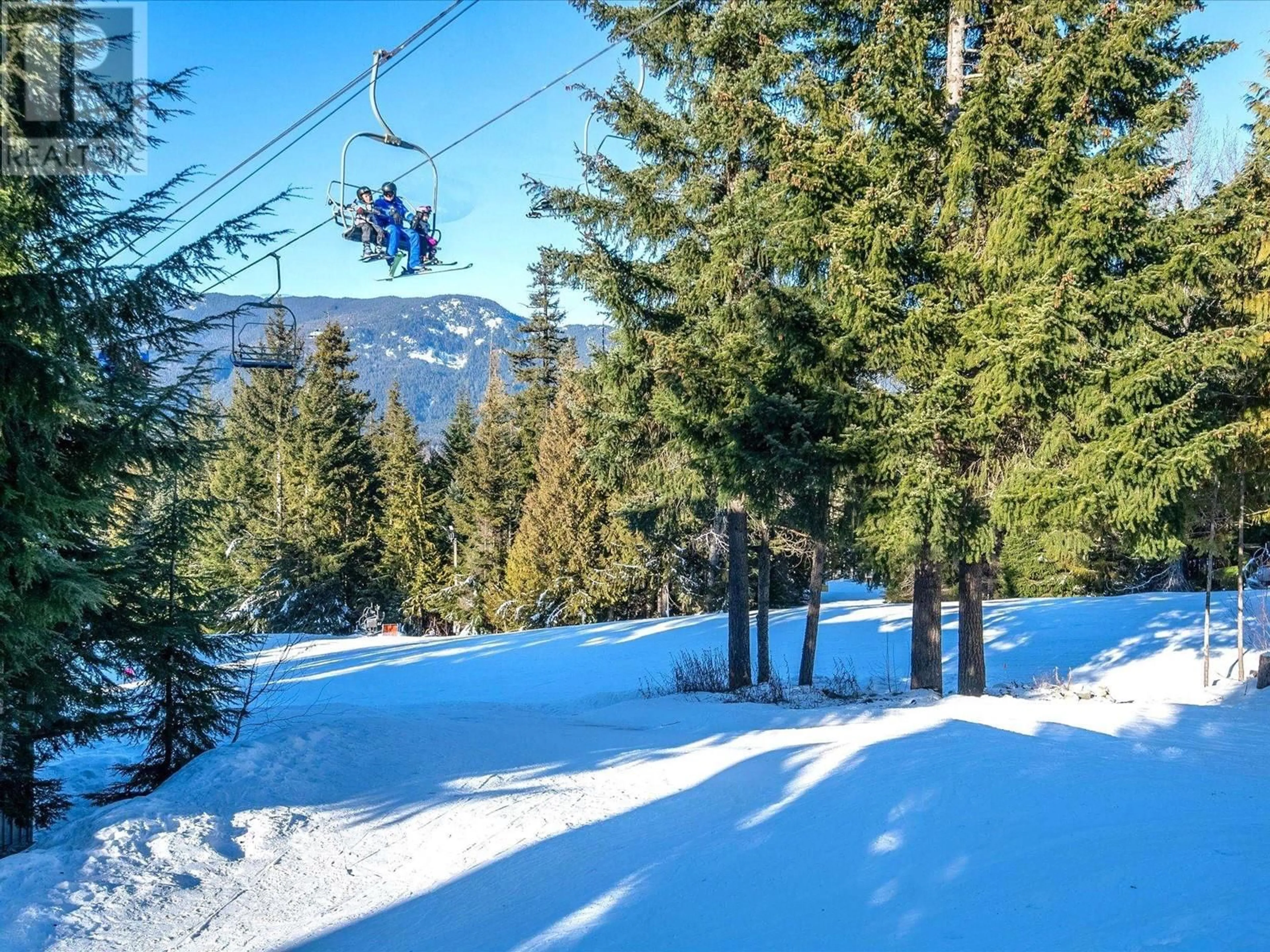 A pic from outside/outdoor area/front of a property/back of a property/a pic from drone, forest/trees view for 37 4700 GLACIER DRIVE, Whistler British Columbia V0N1B4