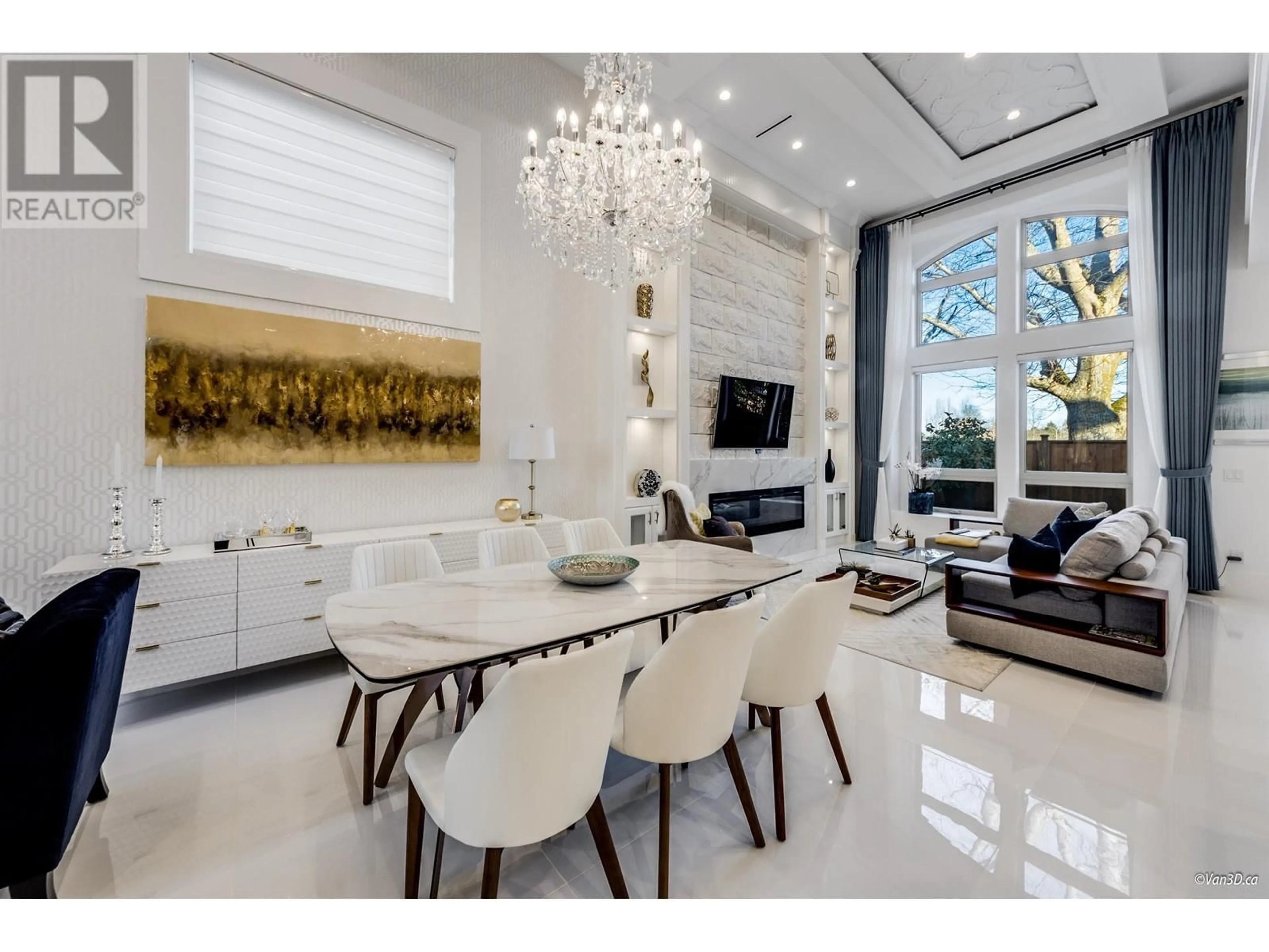 Dining room, ceramic/tile floor for 8528 ELSMORE ROAD, Richmond British Columbia V7C2A1