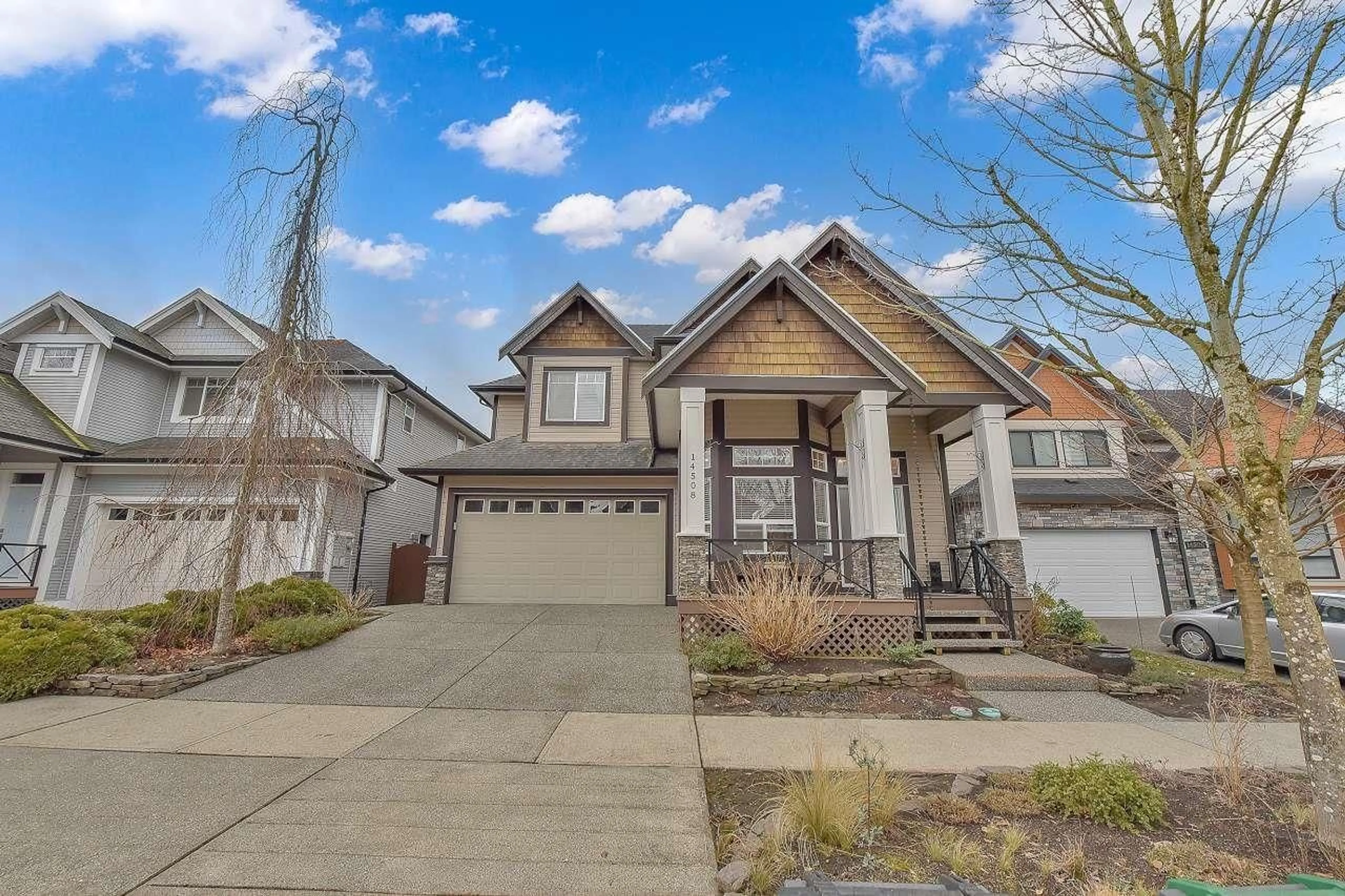 Home with vinyl exterior material, street for 14508 59A, Surrey British Columbia V3S7B5