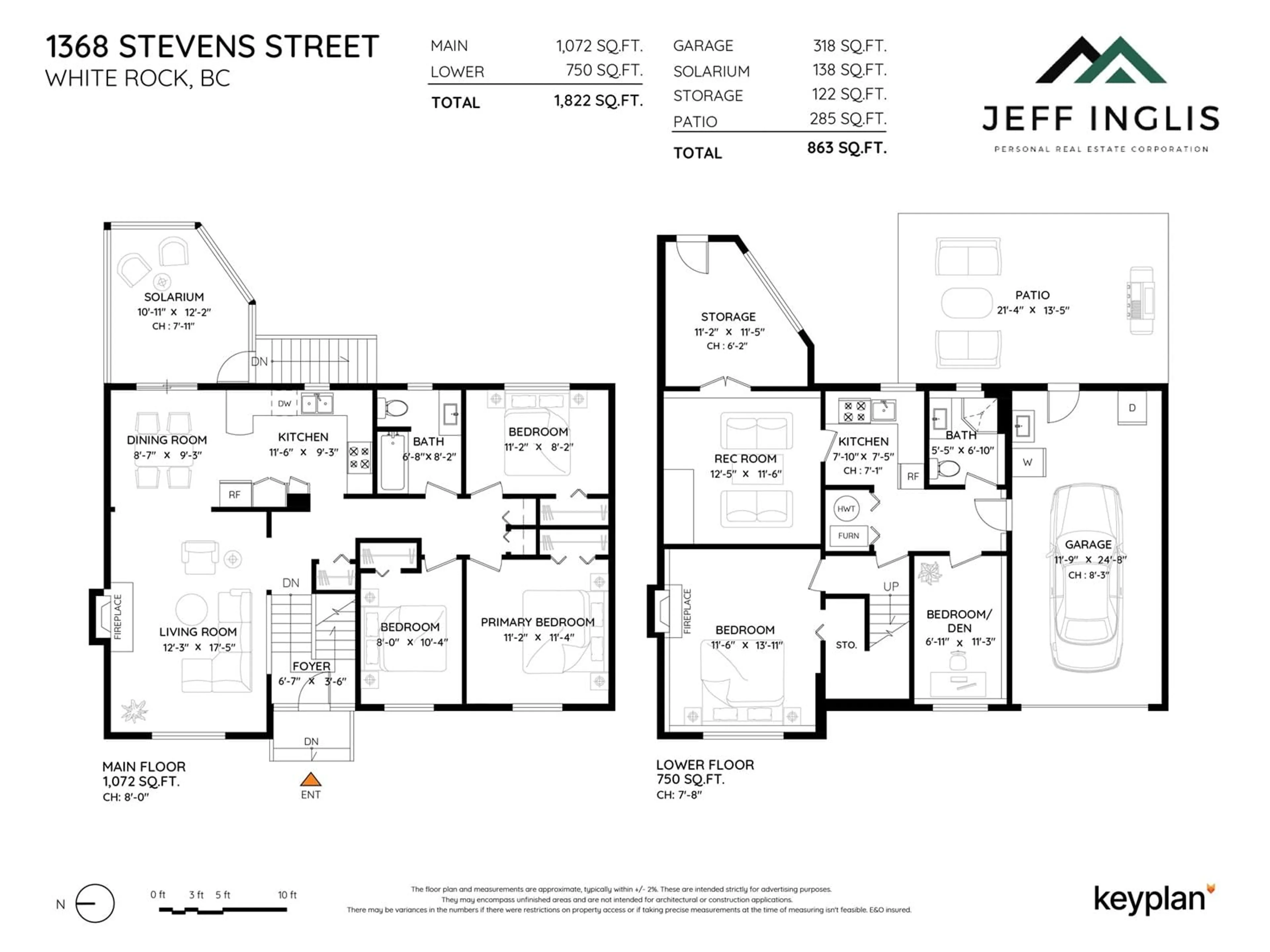 Floor plan for 1368 STEVENS STREET, White Rock British Columbia V4B4Y1