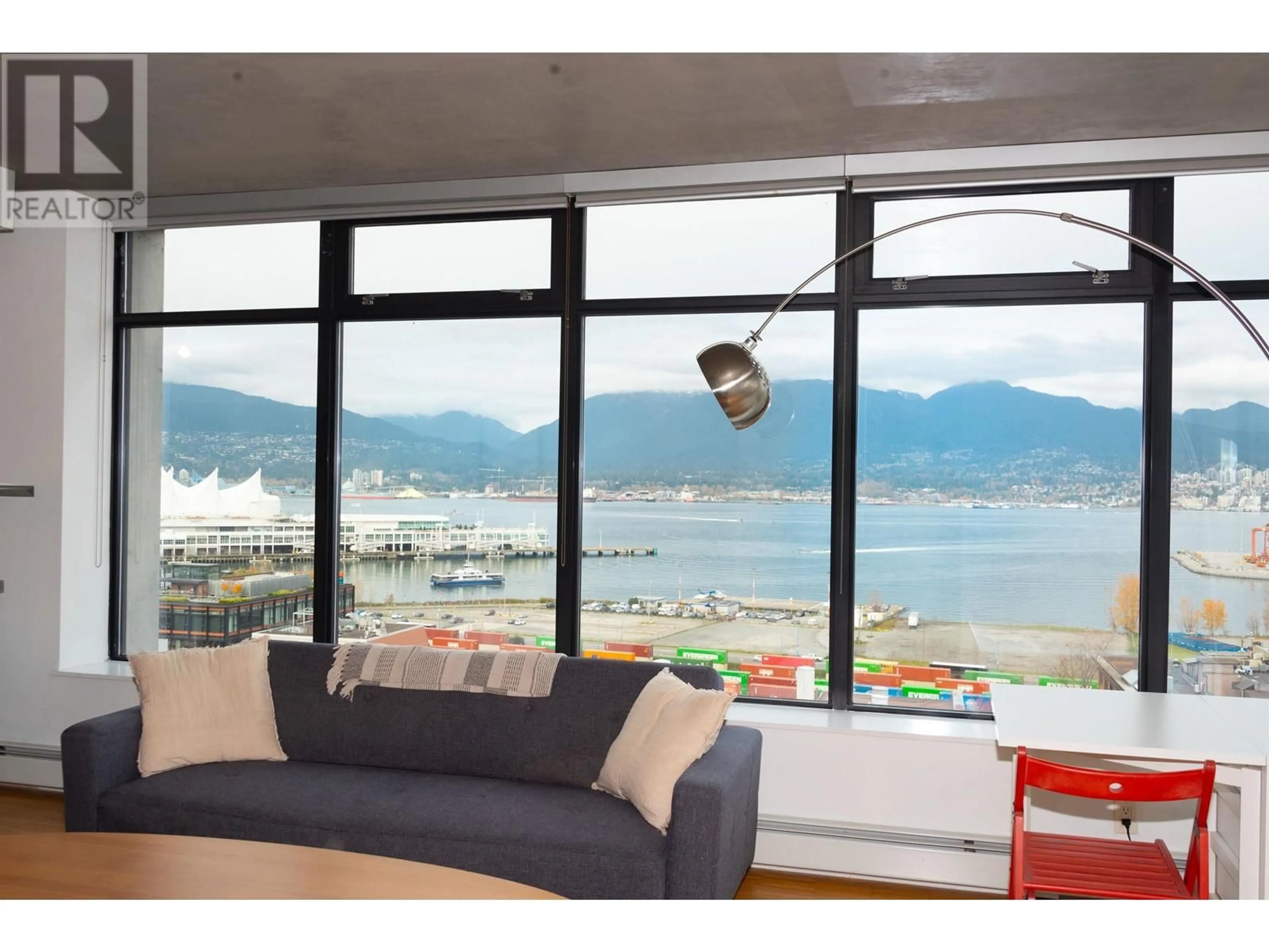 Living room with furniture, unknown for 1401 - 108 CORDOVA STREET, Vancouver British Columbia V6B0G5