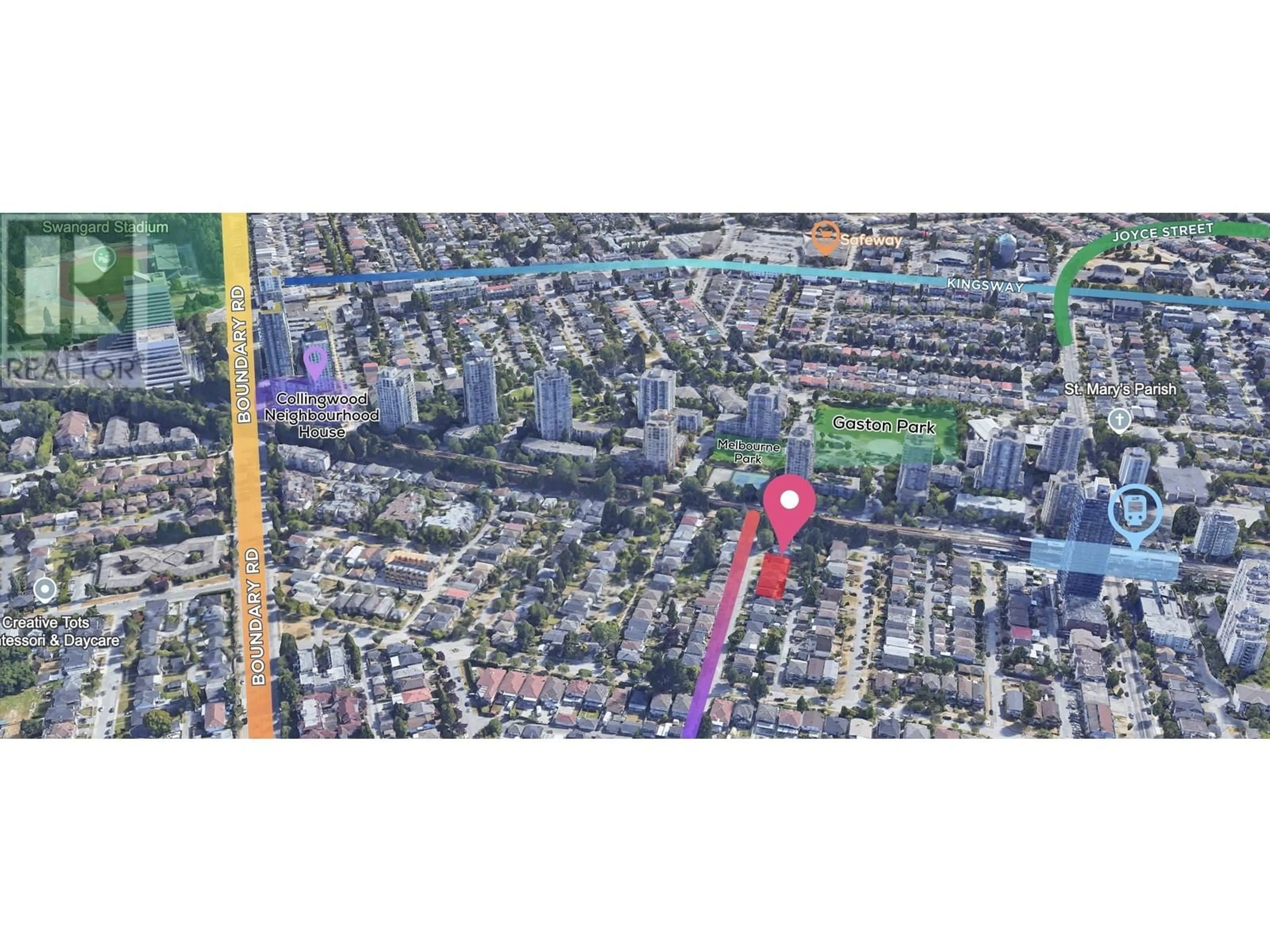 Picture of a map for 5183 RUBY STREET, Vancouver British Columbia V5R4K4