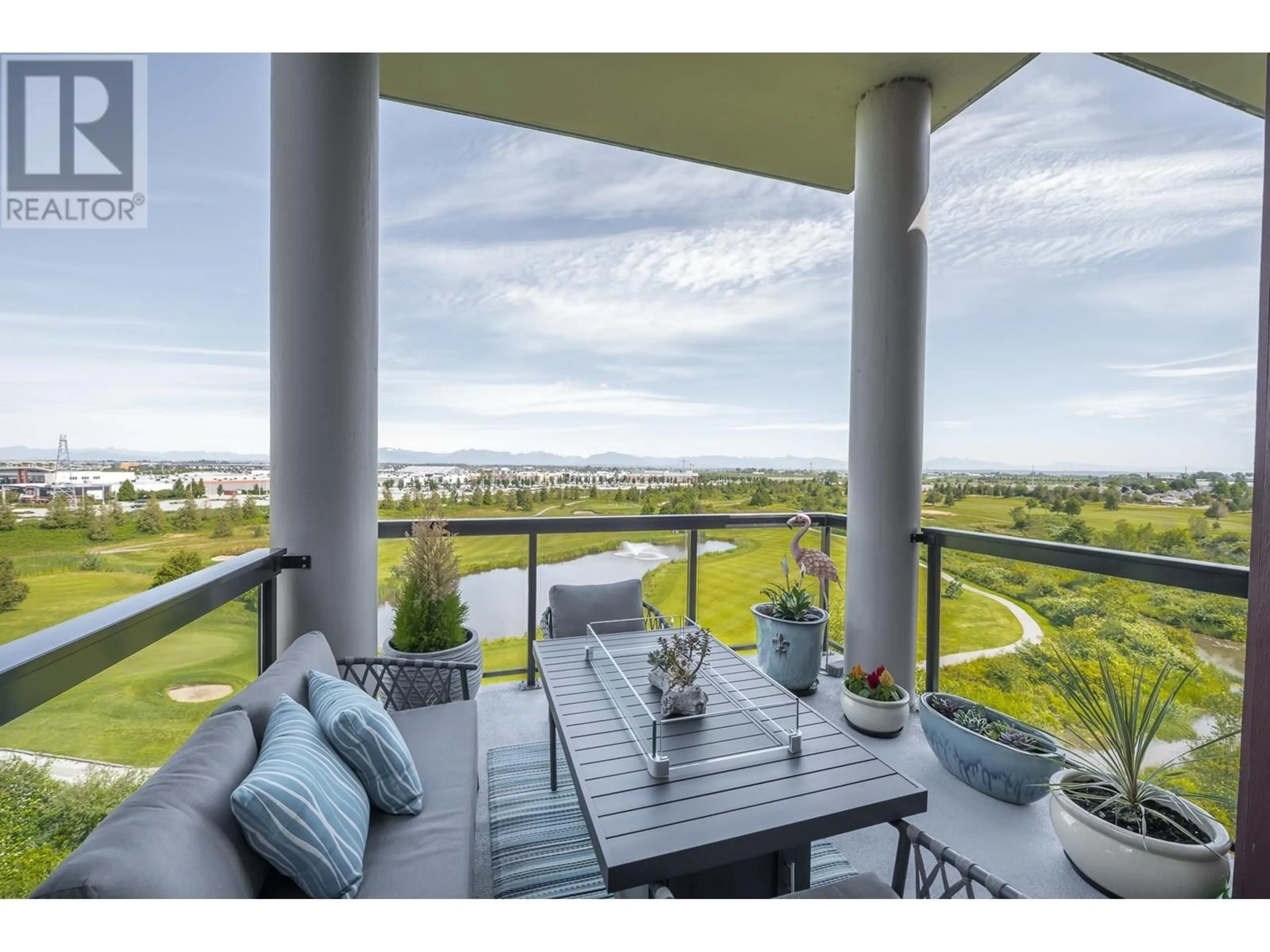 Patio, water/lake/river/ocean view for 611 5011 SPRINGS BOULEVARD, Delta British Columbia V4M0B6