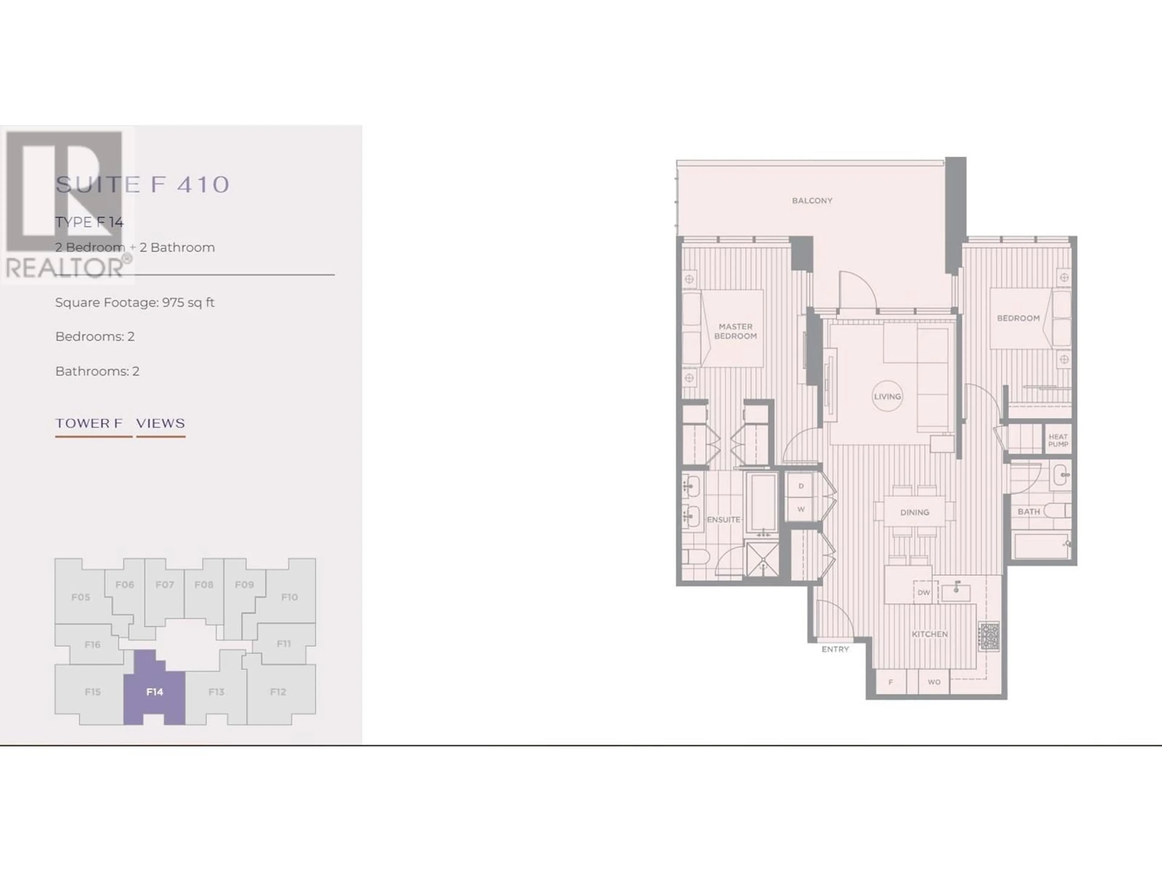 Floor plan for 410 - 6855 PEARSON WAY, Richmond British Columbia V7C0E9