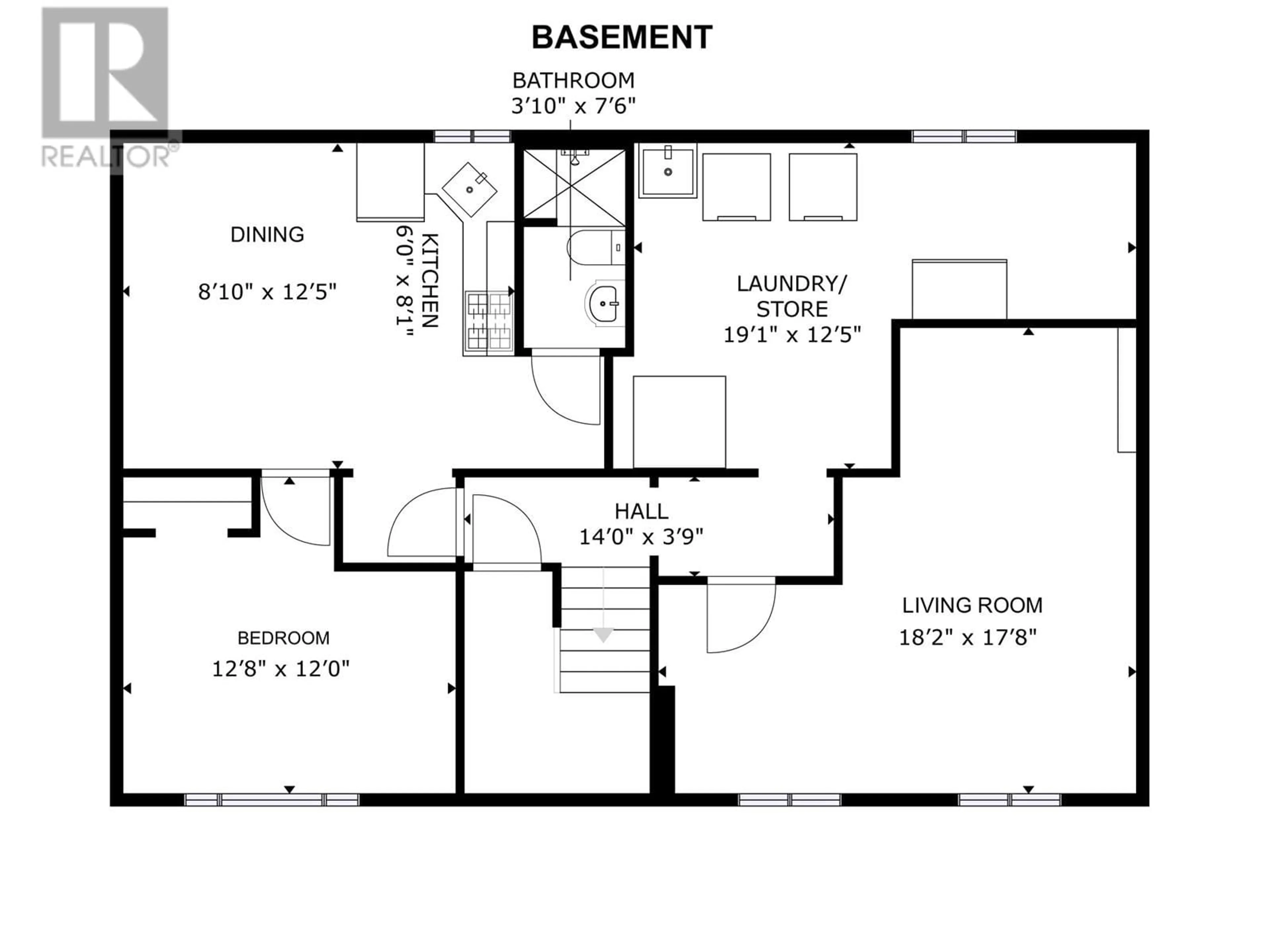 Floor plan for 9107 90 STREET, Fort St. John British Columbia V1J4X1