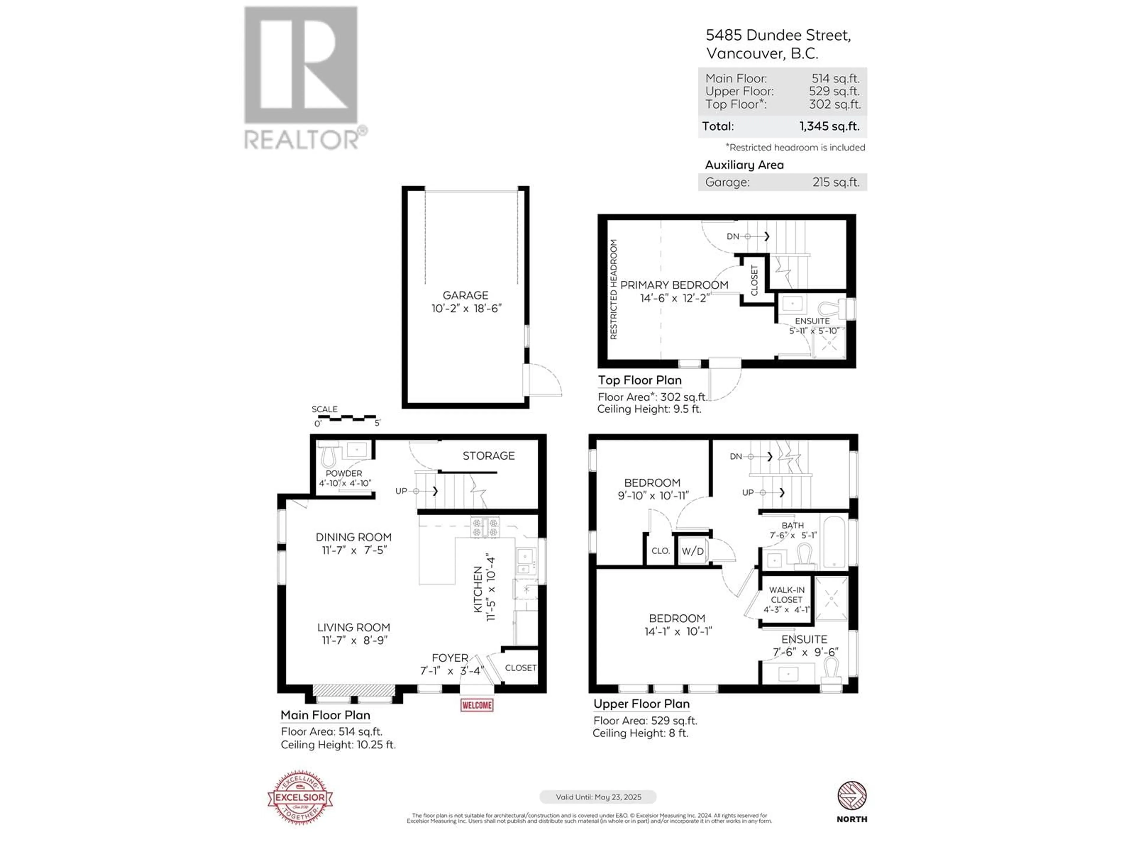 Floor plan for 5485 DUNDEE STREET, Vancouver British Columbia V5R3T8