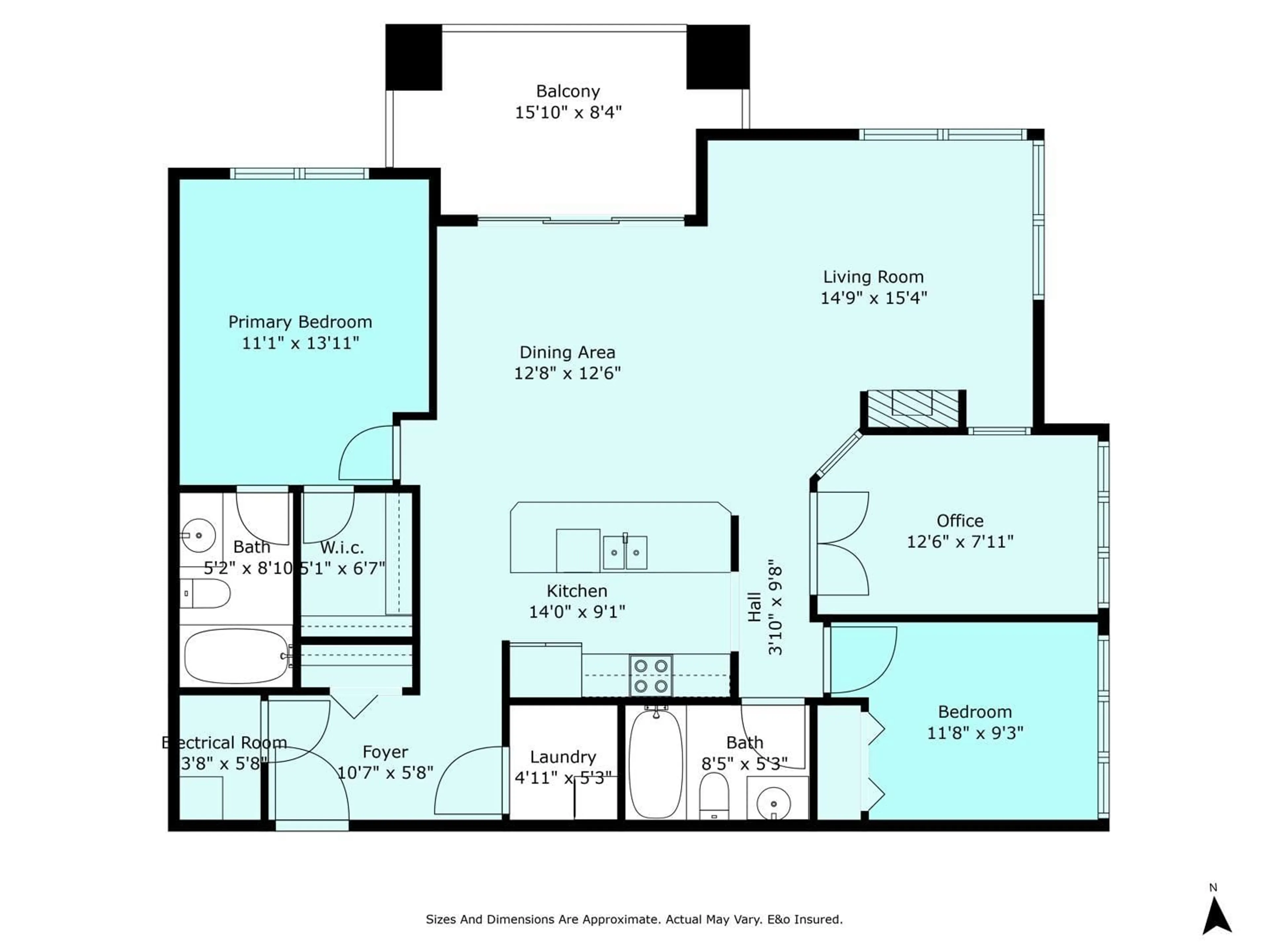 Floor plan for 407A - 45595 TAMIHI WAY, Chilliwack British Columbia V2R0G3