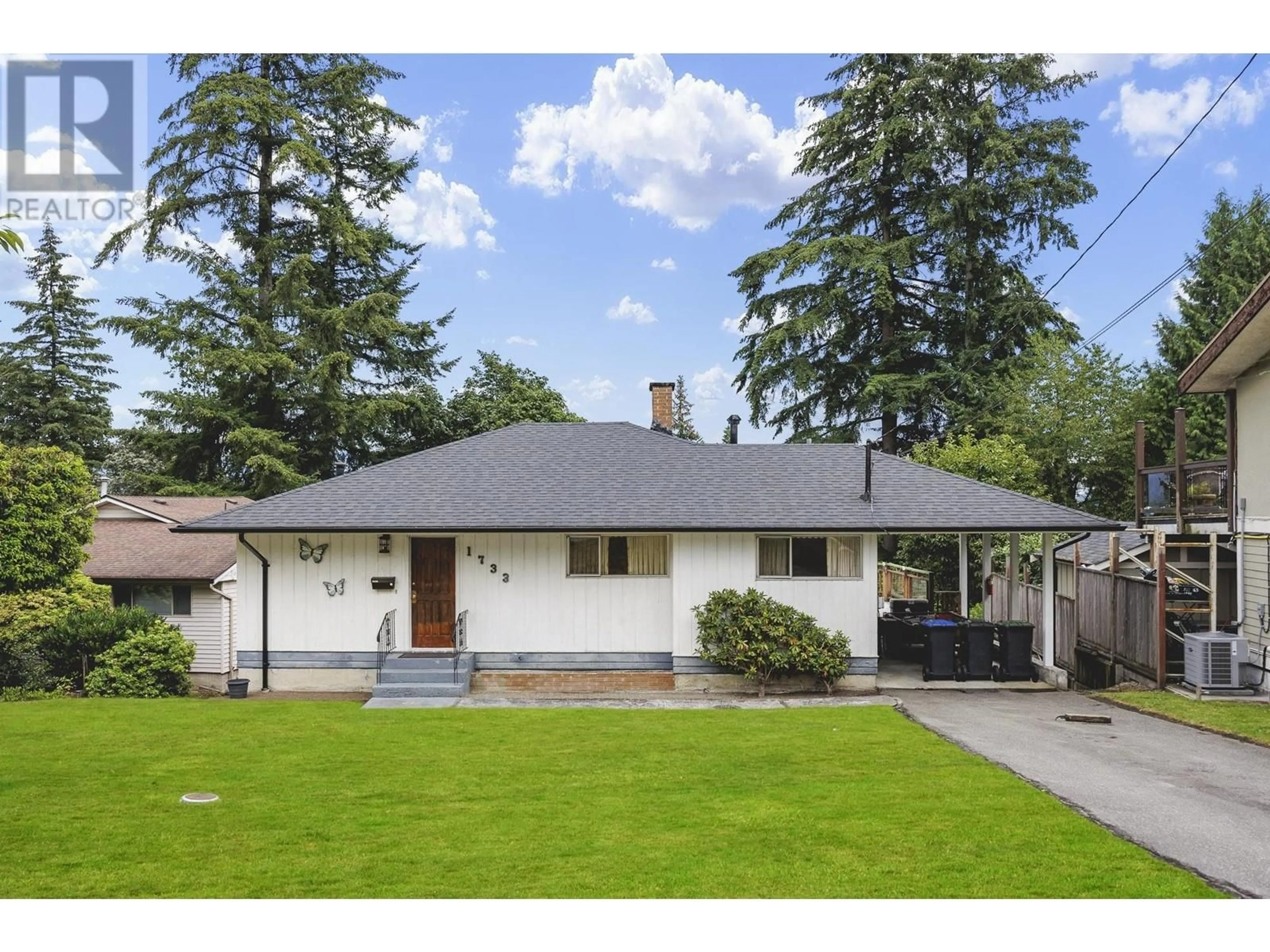 Home with vinyl exterior material, street for 1733 EASTERN DRIVE, Port Coquitlam British Columbia V3C2T5