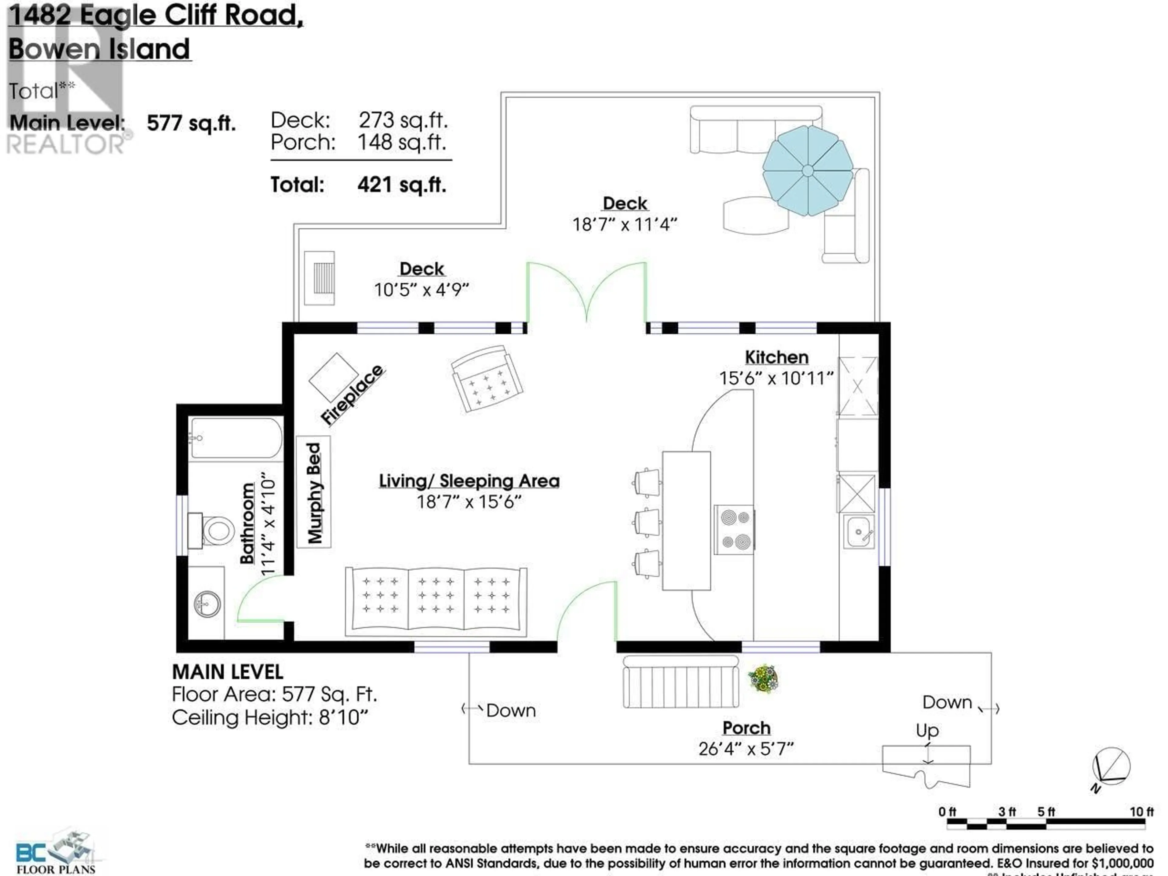 Floor plan for 1482 EAGLE CLIFF ROAD, Bowen Island British Columbia V0N1G1