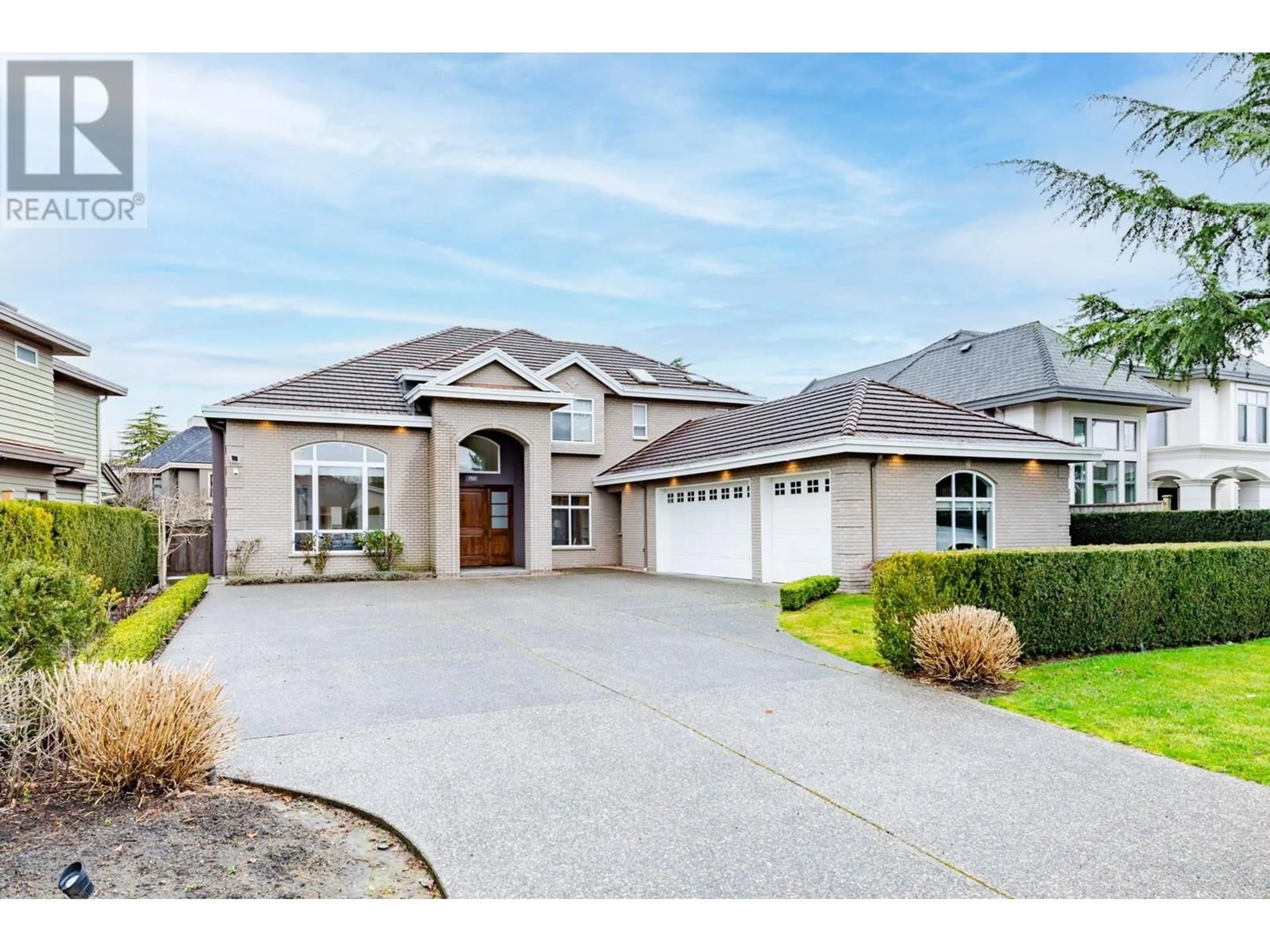 Home with brick exterior material, street for 7511 GLACIER CRESCENT, Richmond British Columbia V7A1L6