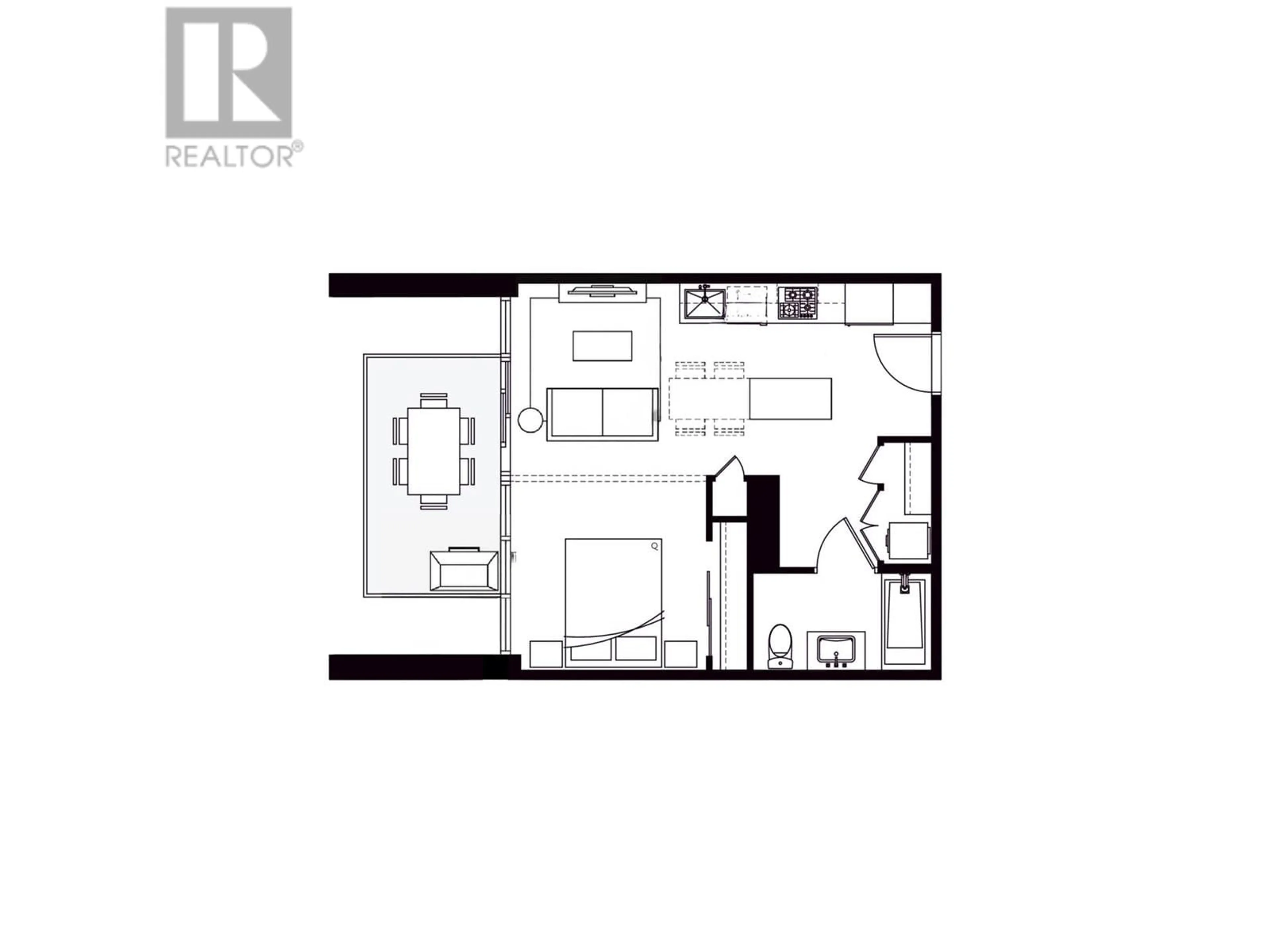 Floor plan for 1907 - 2378 ALPHA AVENUE, Burnaby British Columbia V5C0K2