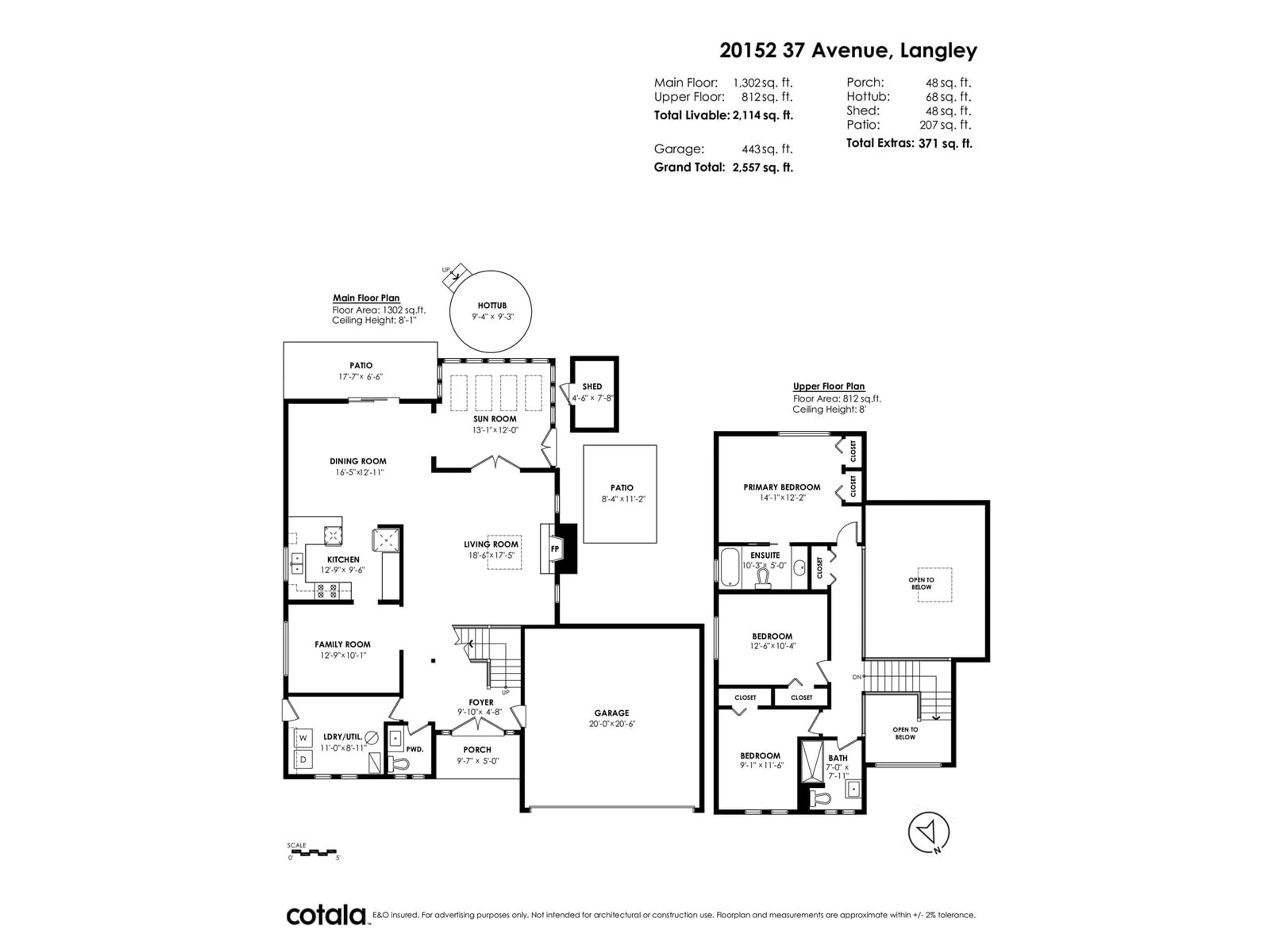 Floor plan for 20152 37 AVENUE, Langley British Columbia V3A7K5